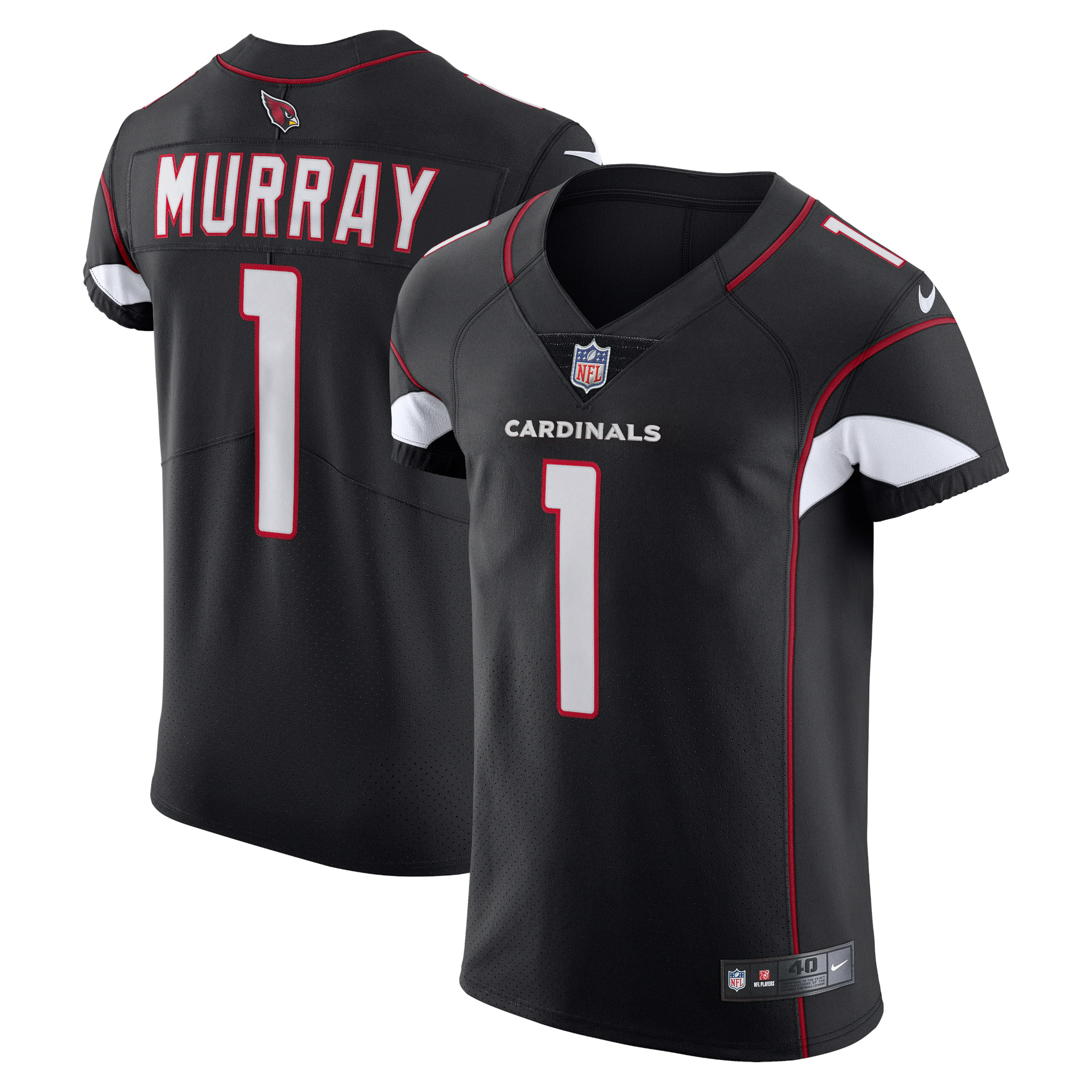 Men's Arizona Cardinals Kyler Murray Black Alternate Vapor Elite Jersey JS9031 Saliibo