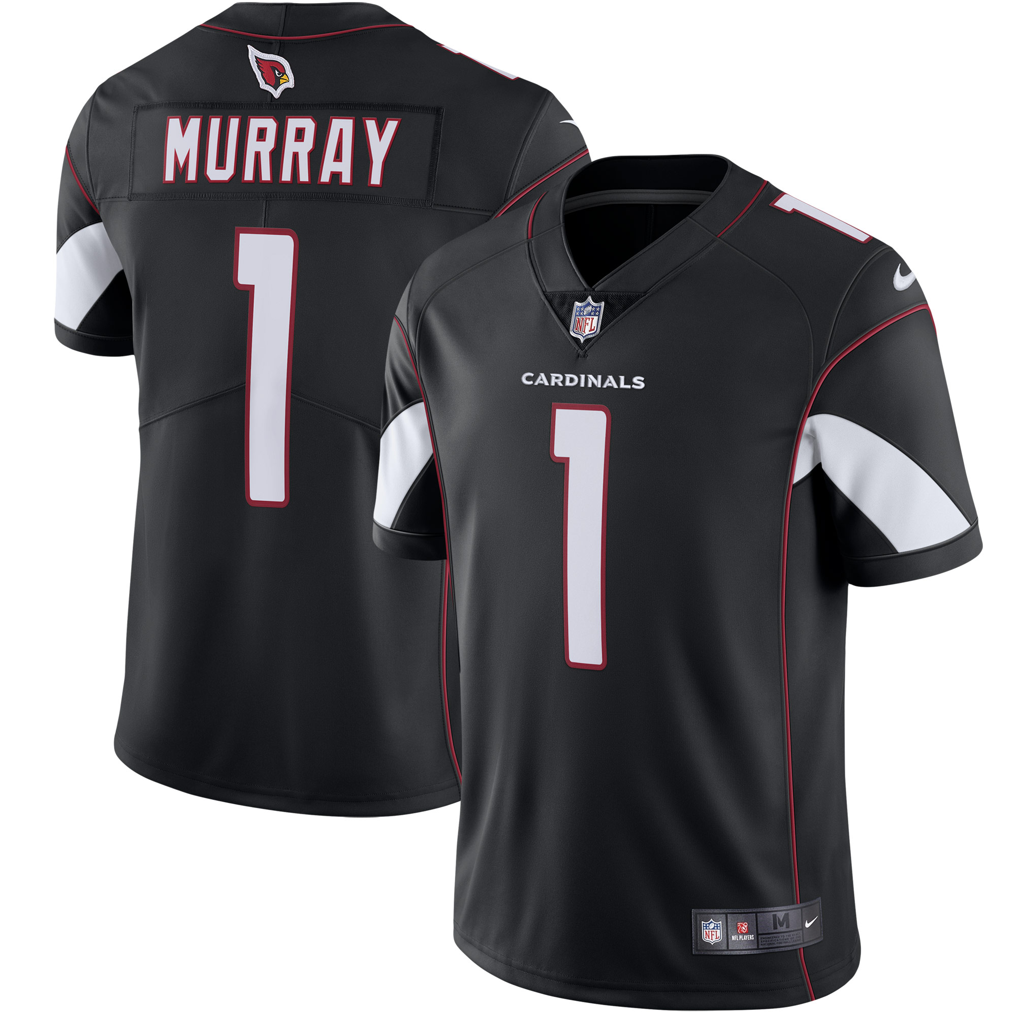 Men's Arizona Cardinals Kyler Murray Black Vapor Limited Jersey JS6034 Saliibo