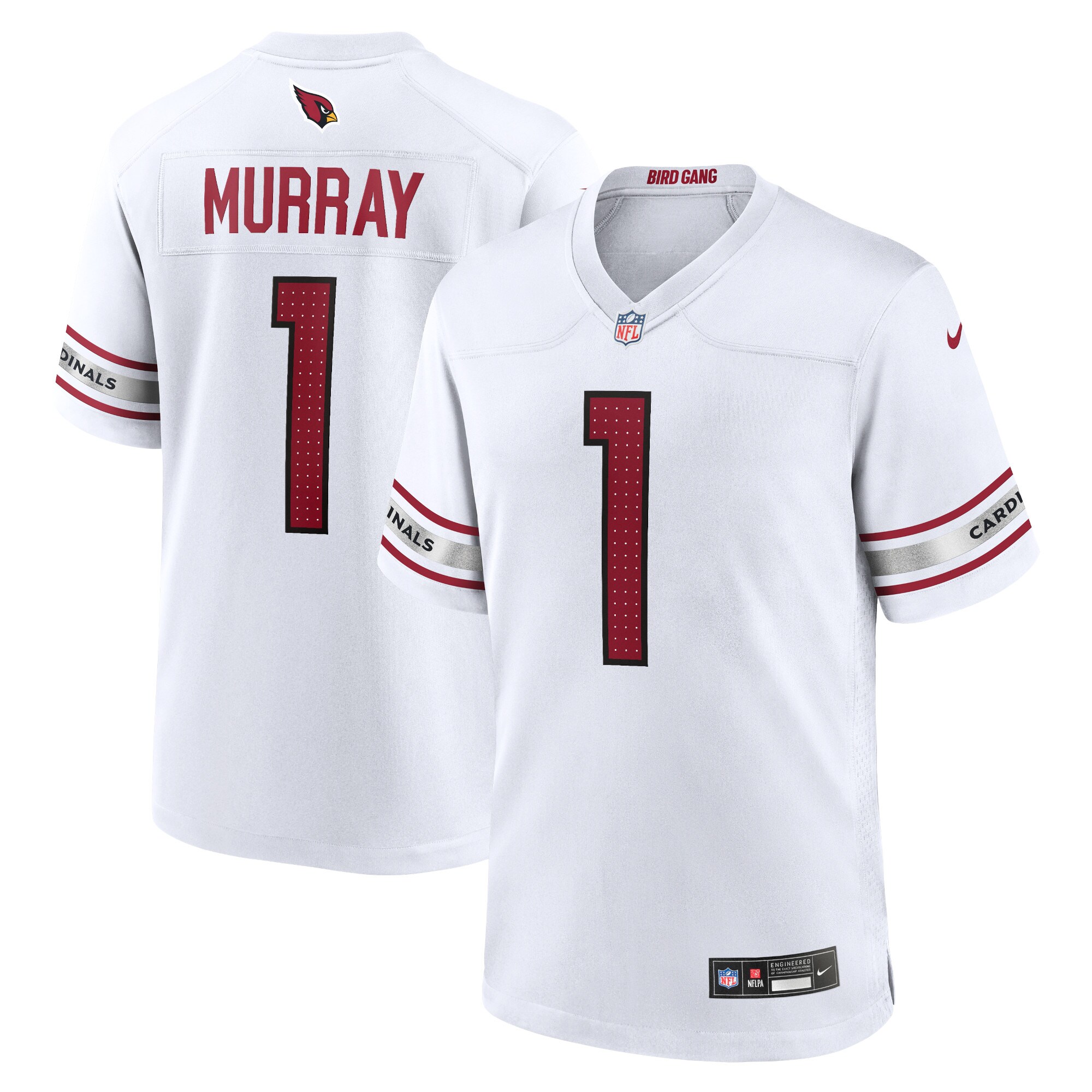 Men's Arizona Cardinals Kyler Murray White Game Player Jersey JS3956 Saliibo