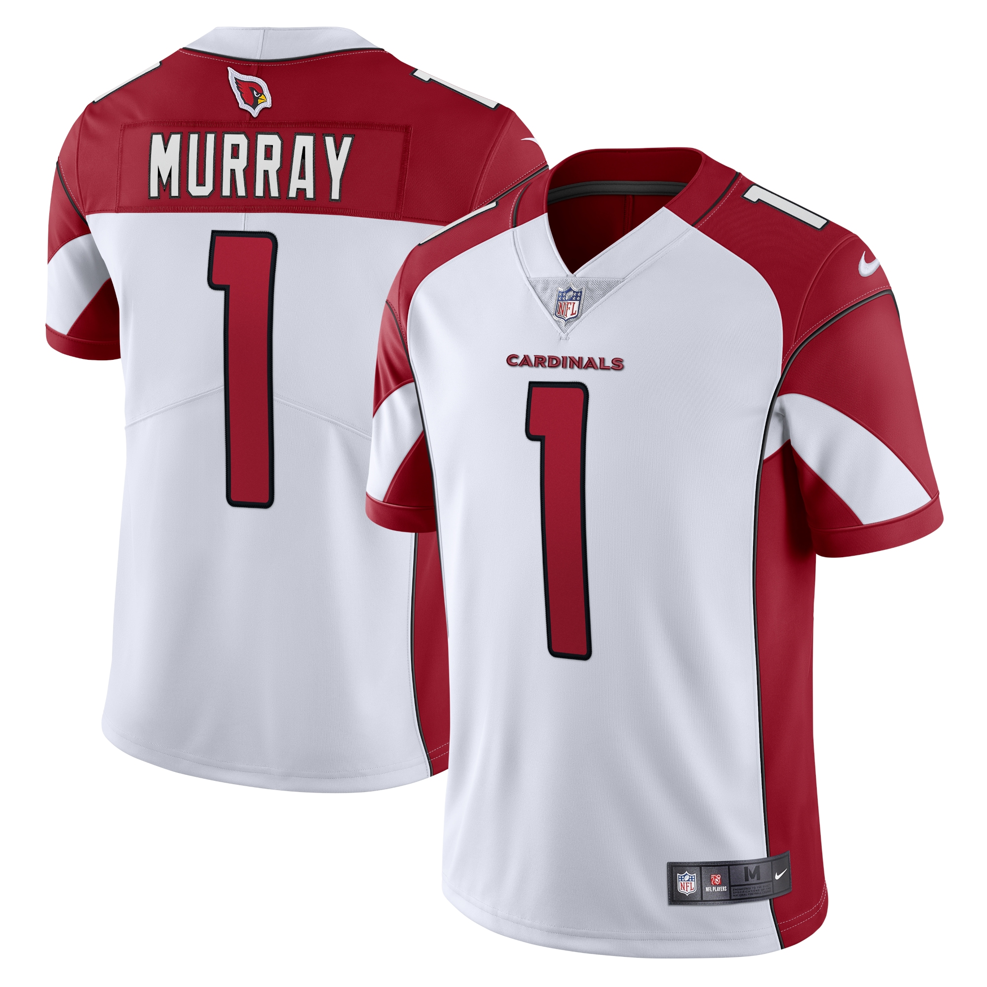Men's Arizona Cardinals Kyler Murray White Vapor Limited Jersey JS4451 Saliibo