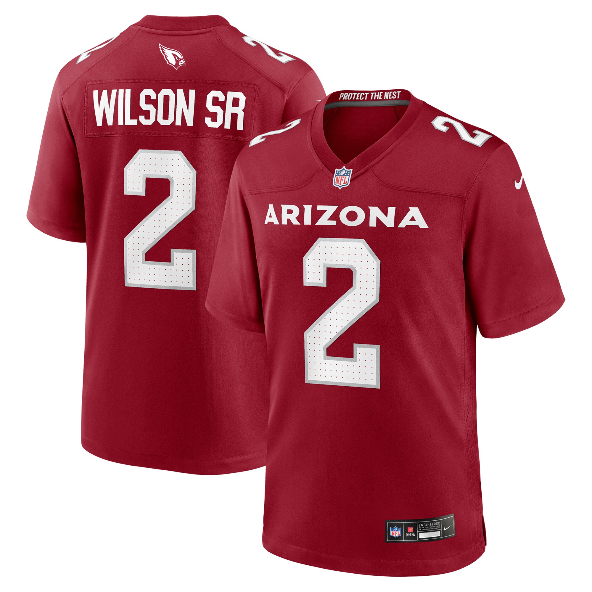 Men's Arizona Cardinals Mack Wilson Sr. Cardinal Team Game Jersey JS2360 Saliibo