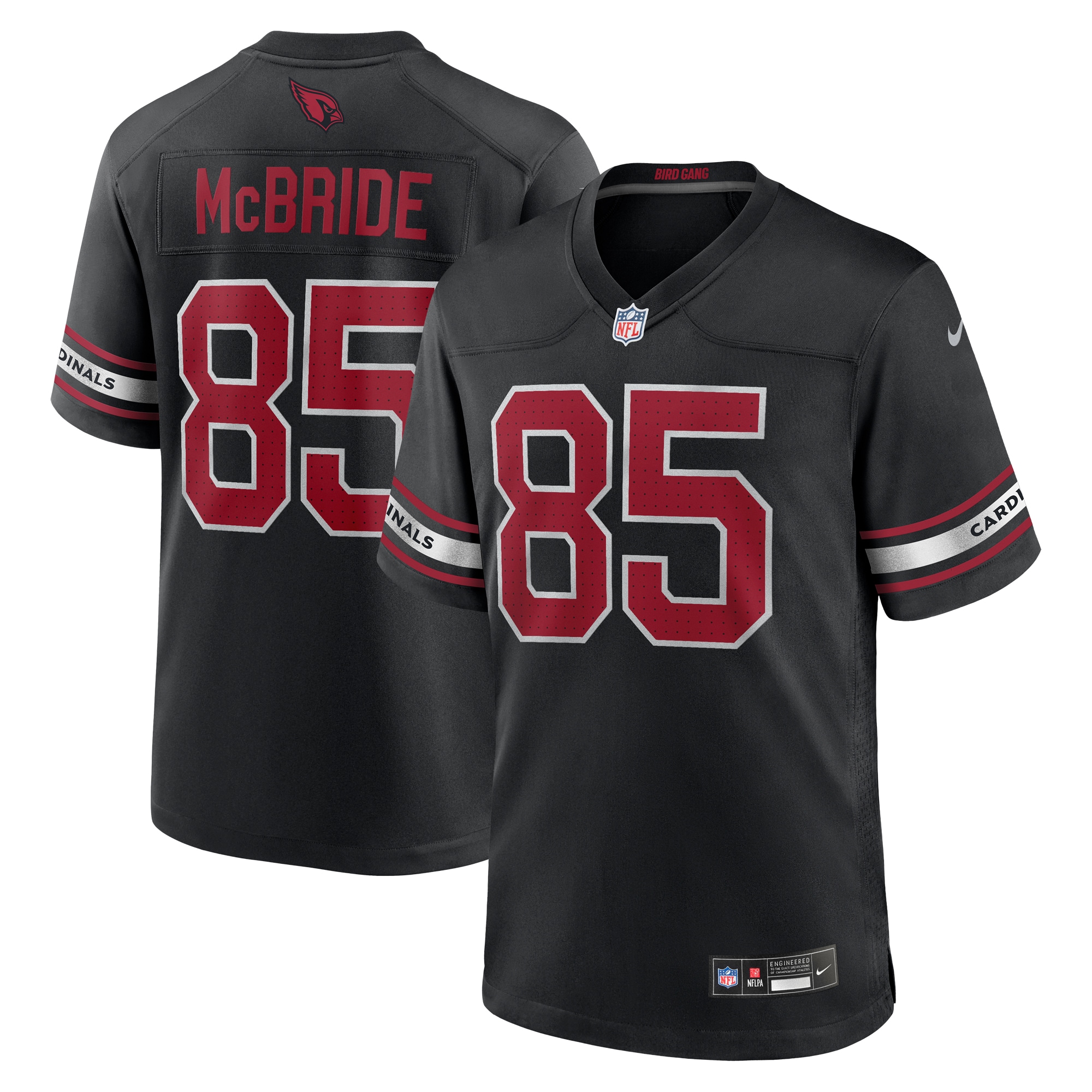 Men's Arizona Cardinals Trey McBride Black Alternate Game Jersey JS8847 Saliibo