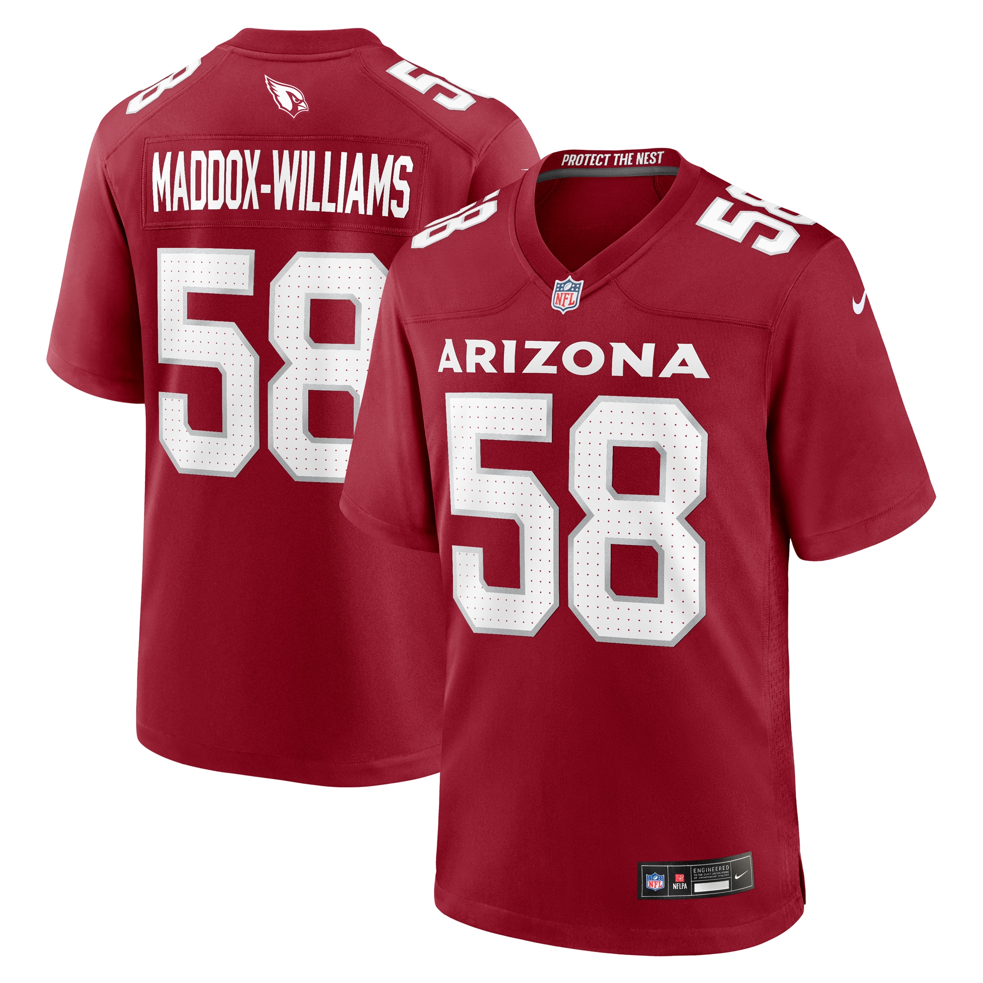 Men's Arizona Cardinals Tyreek Maddox-Williams Cardinal Game Jersey JS3937 Saliibo