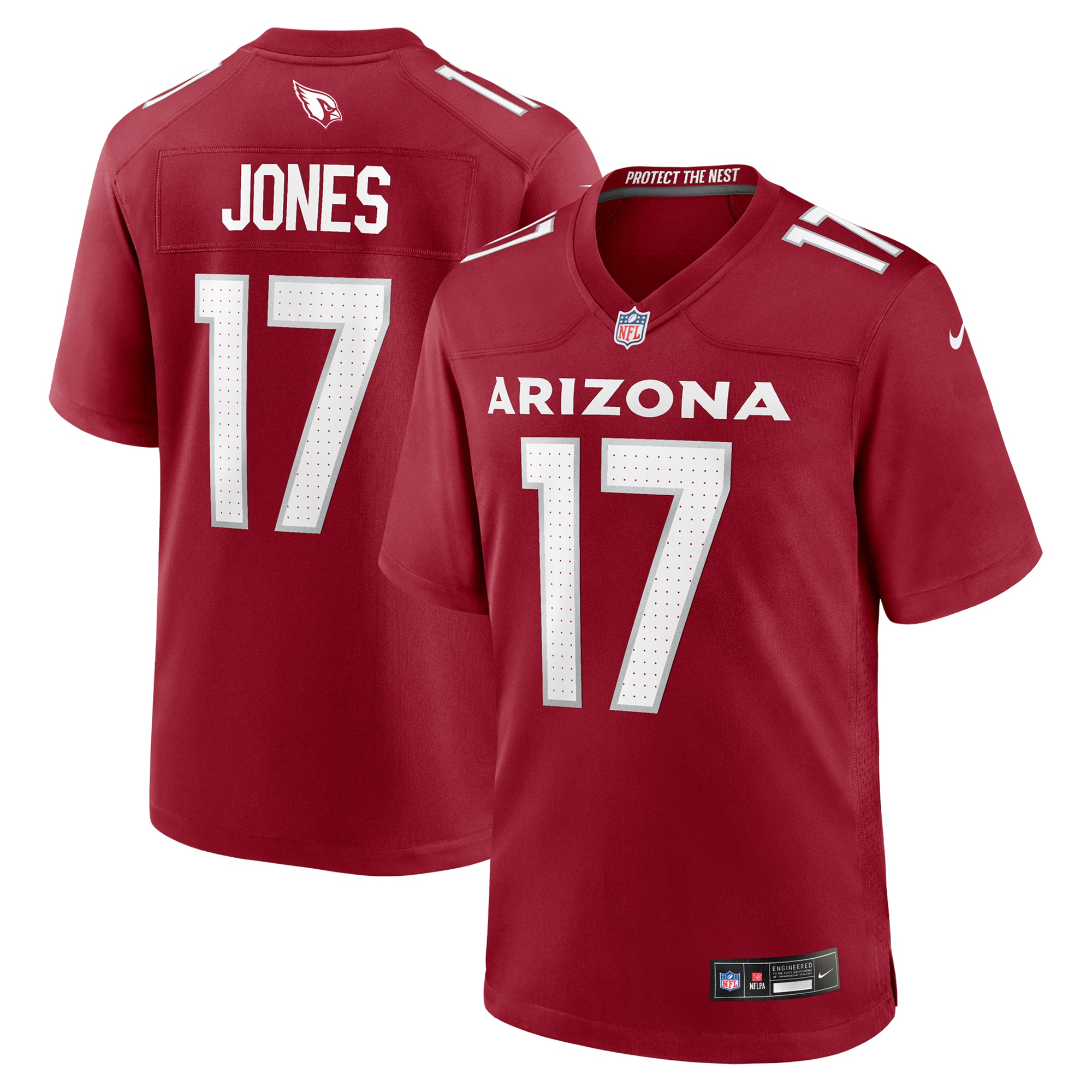 Men's Arizona Cardinals Zay Jones Cardinal Team Game Jersey JS9706 Saliibo