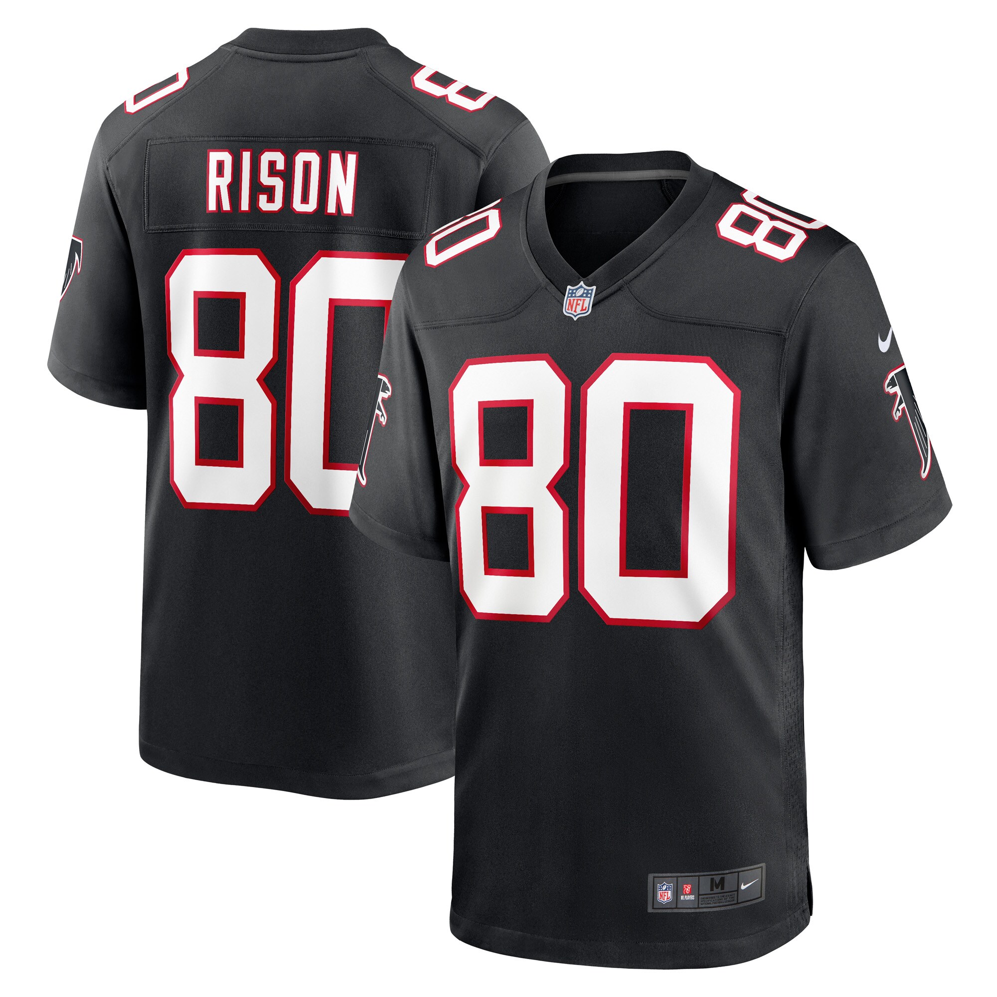 Men's Atlanta Falcons Andre Rison Black Retired Player Jersey JS6861 Saliibo