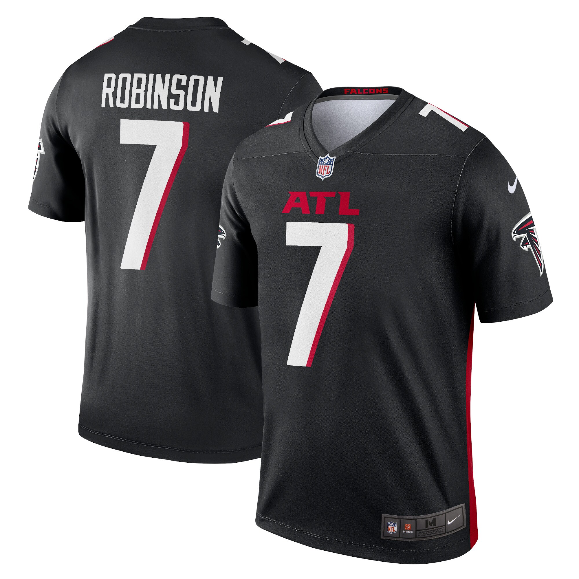 Men's Atlanta Falcons Bijan Robinson Black Team Legend Player Performance Top JS4738 Saliibo