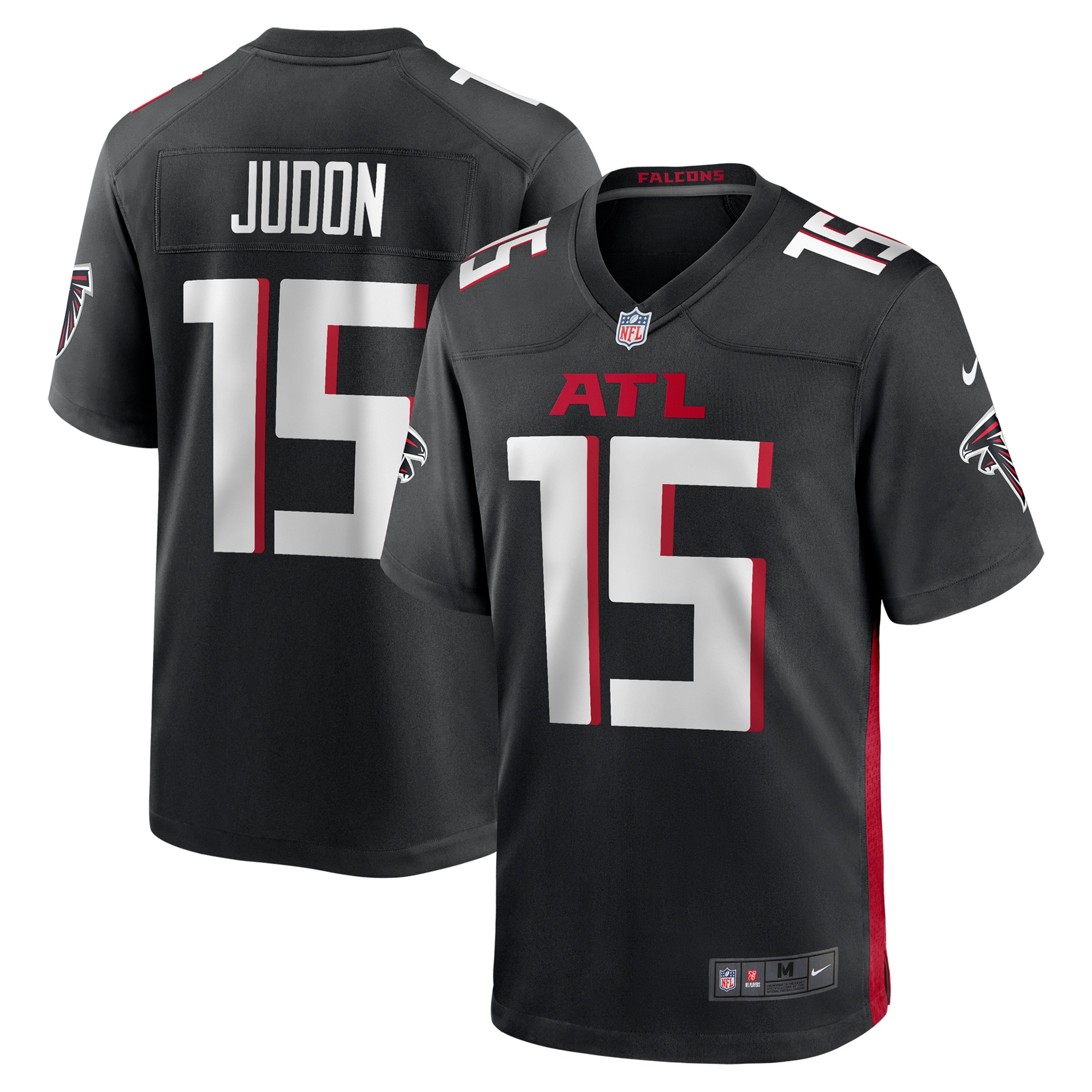Men's Atlanta Falcons Matthew Judon Black Player Game Jersey JS4236 Saliibo