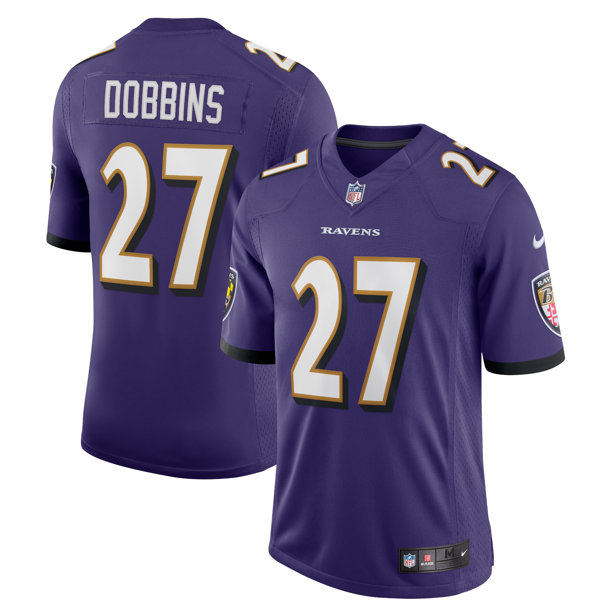 Men's Baltimore Ravens J.K. Dobbins Purple Vapor Limited Jersey JS4170 Saliibo