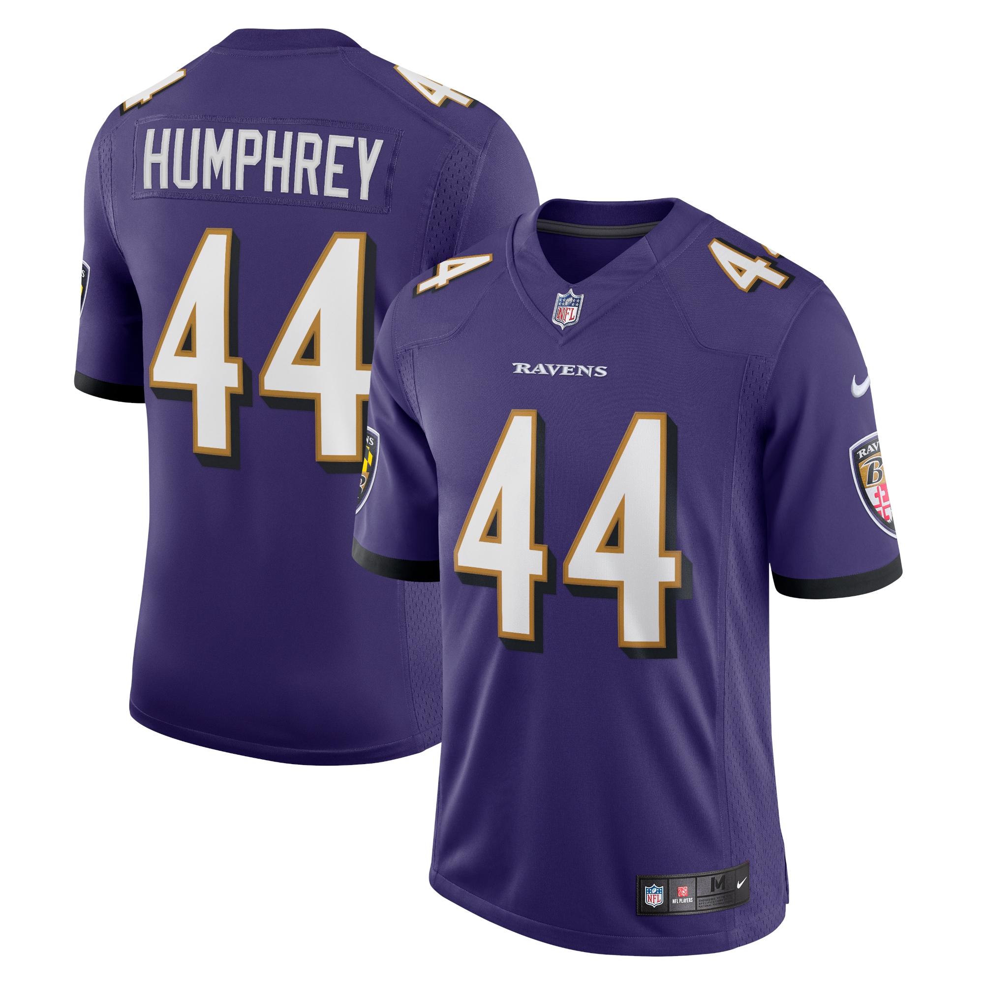 Men's Baltimore Ravens Marlon Humphrey Purple Vapor Limited Jersey JS9065 Saliibo