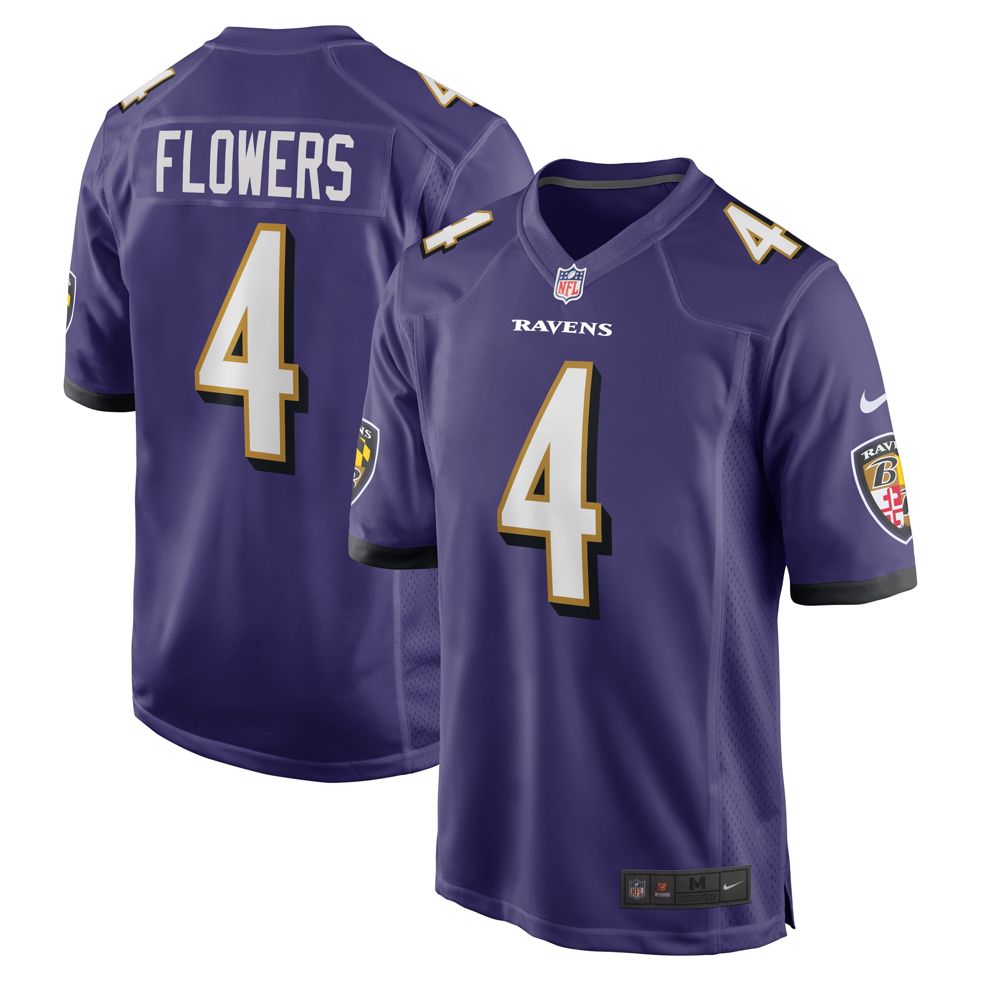 Men's Baltimore Ravens Zay Flowers Purple Game Jersey JS6043 Saliibo