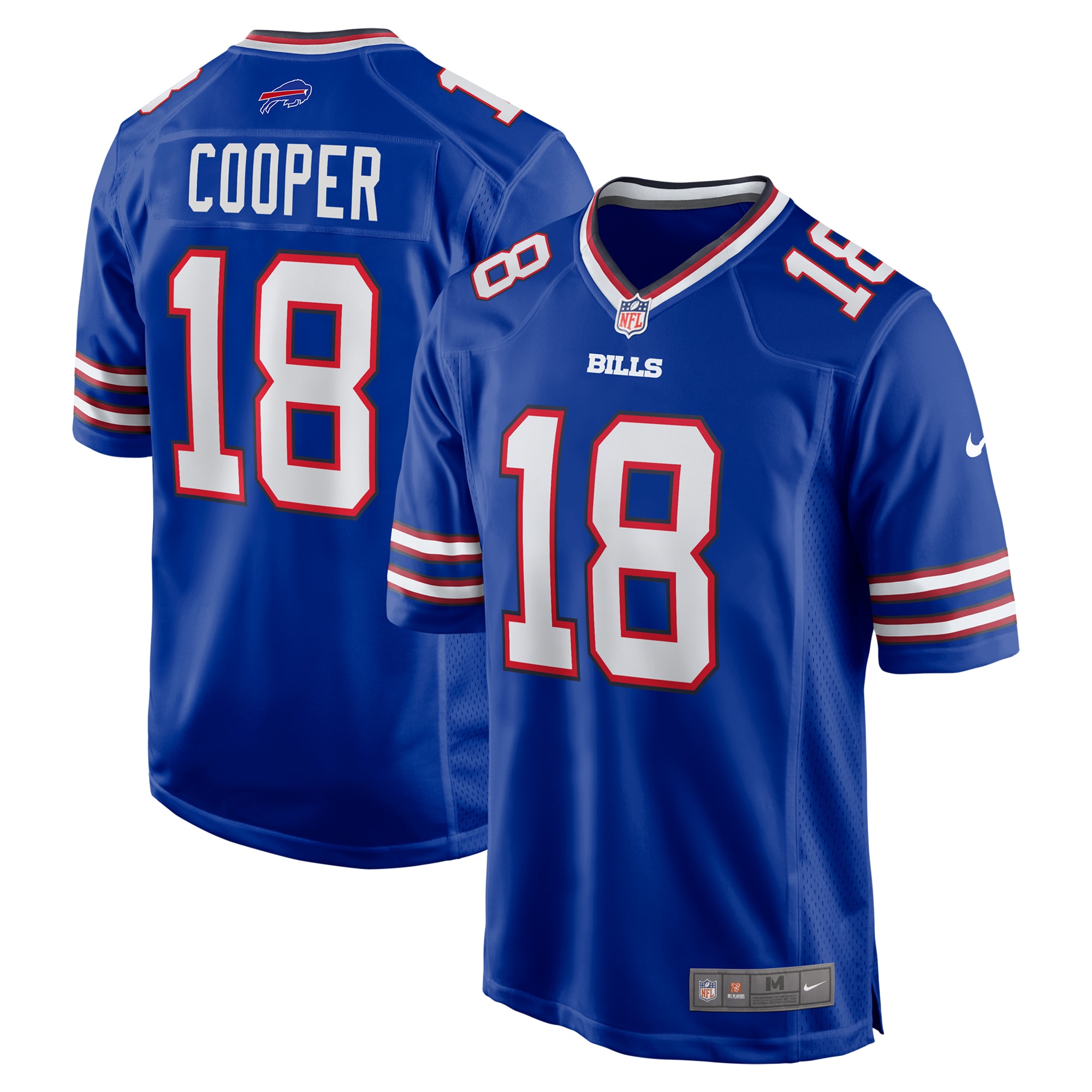 Men's Buffalo Bills Amari Cooper Royal Game Jersey JS8064 Saliibo