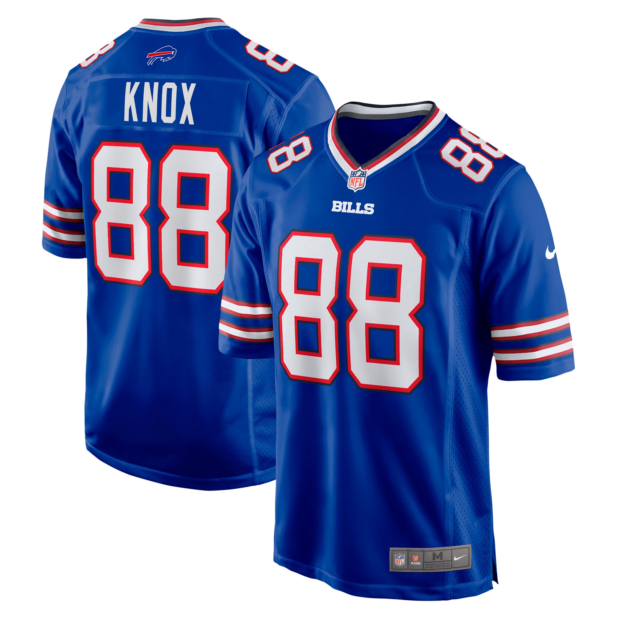 Men's Buffalo Bills Dawson Knox Royal Game Jersey JS3102 Saliibo