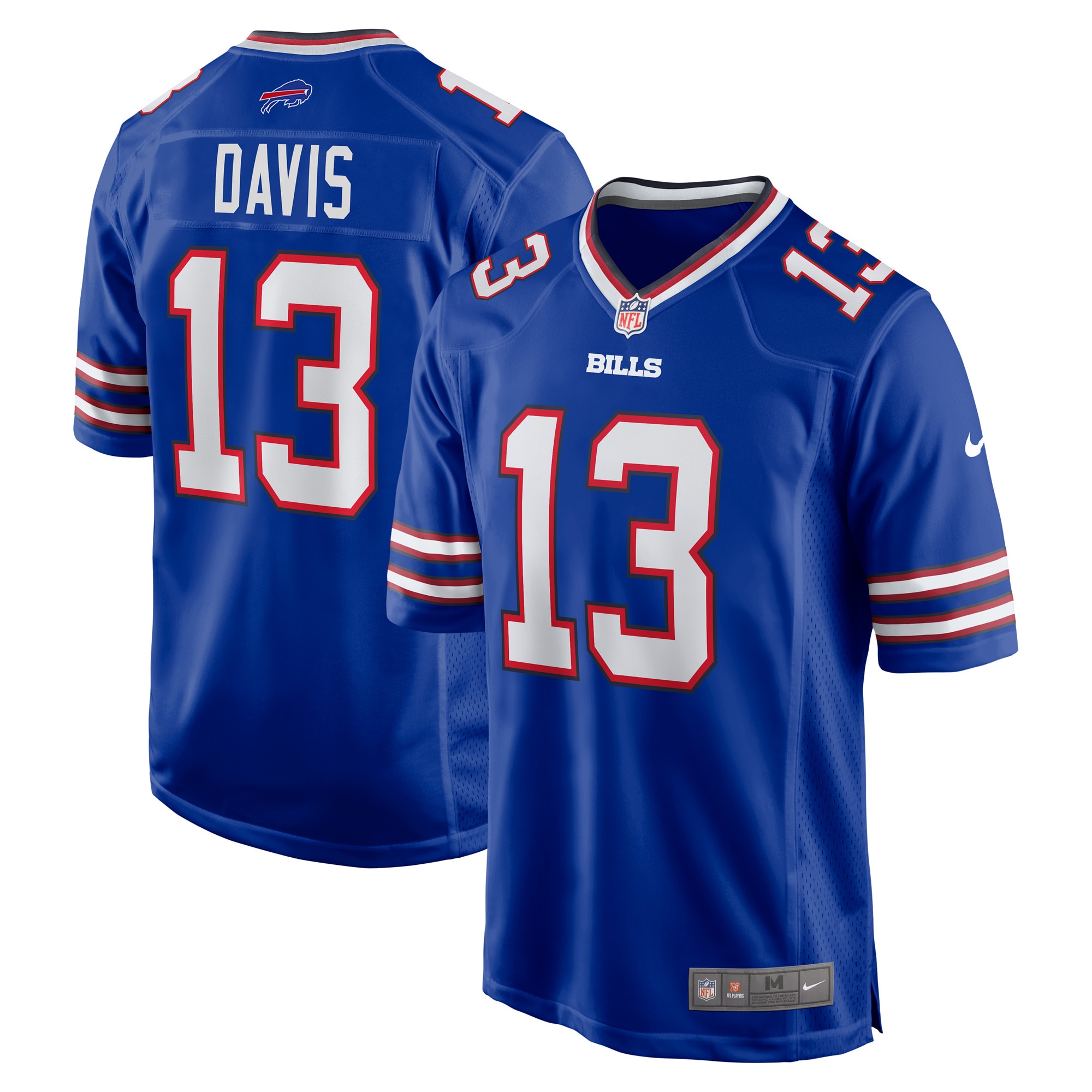 Men's Buffalo Bills Gabriel Davis Royal Team Game Player Jersey JS3153 Saliibo