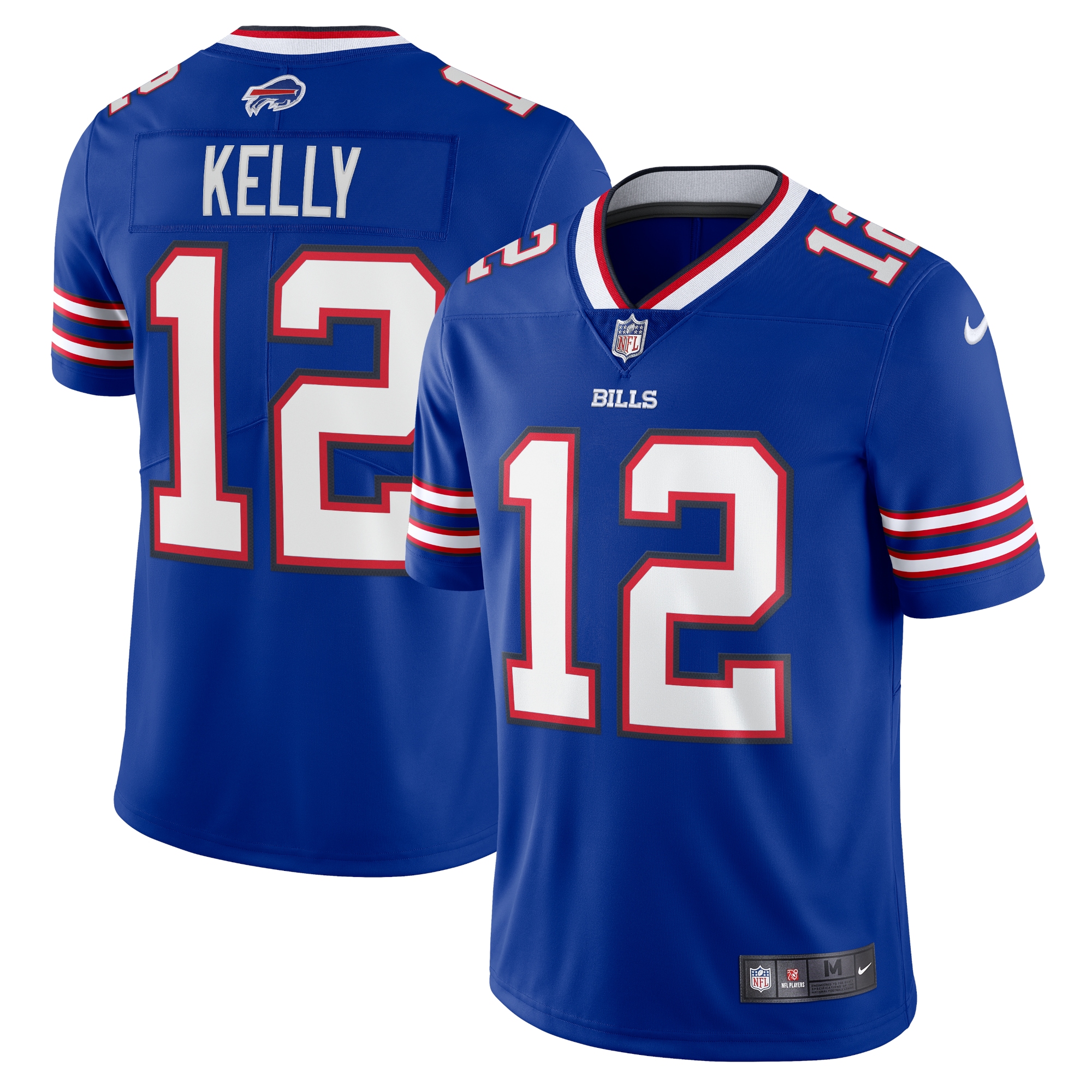 Men's Buffalo Bills Jim Kelly Royal '90s Throwback Retired Player Limited Jersey JS5433 Saliibo