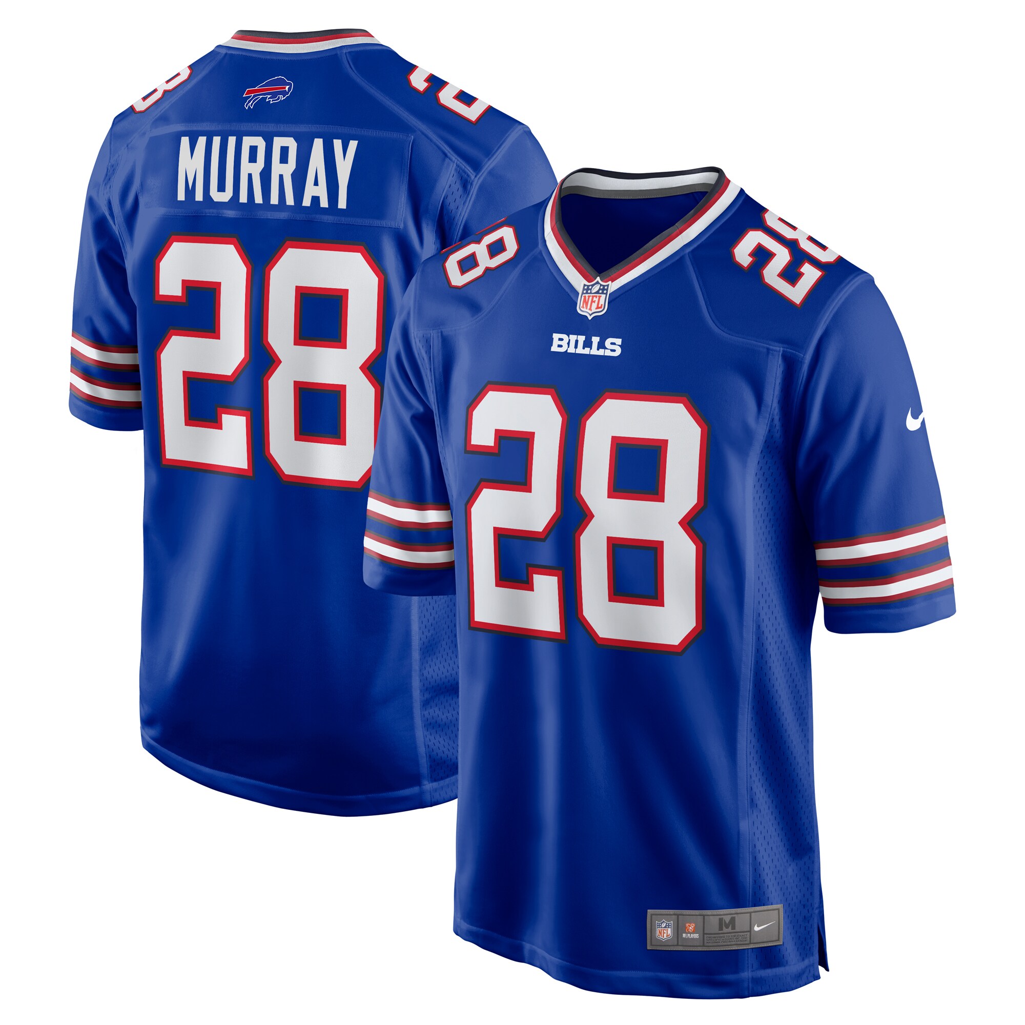 Men's Buffalo Bills Latavius Murray Royal Home Game Jersey JS3418 Saliibo