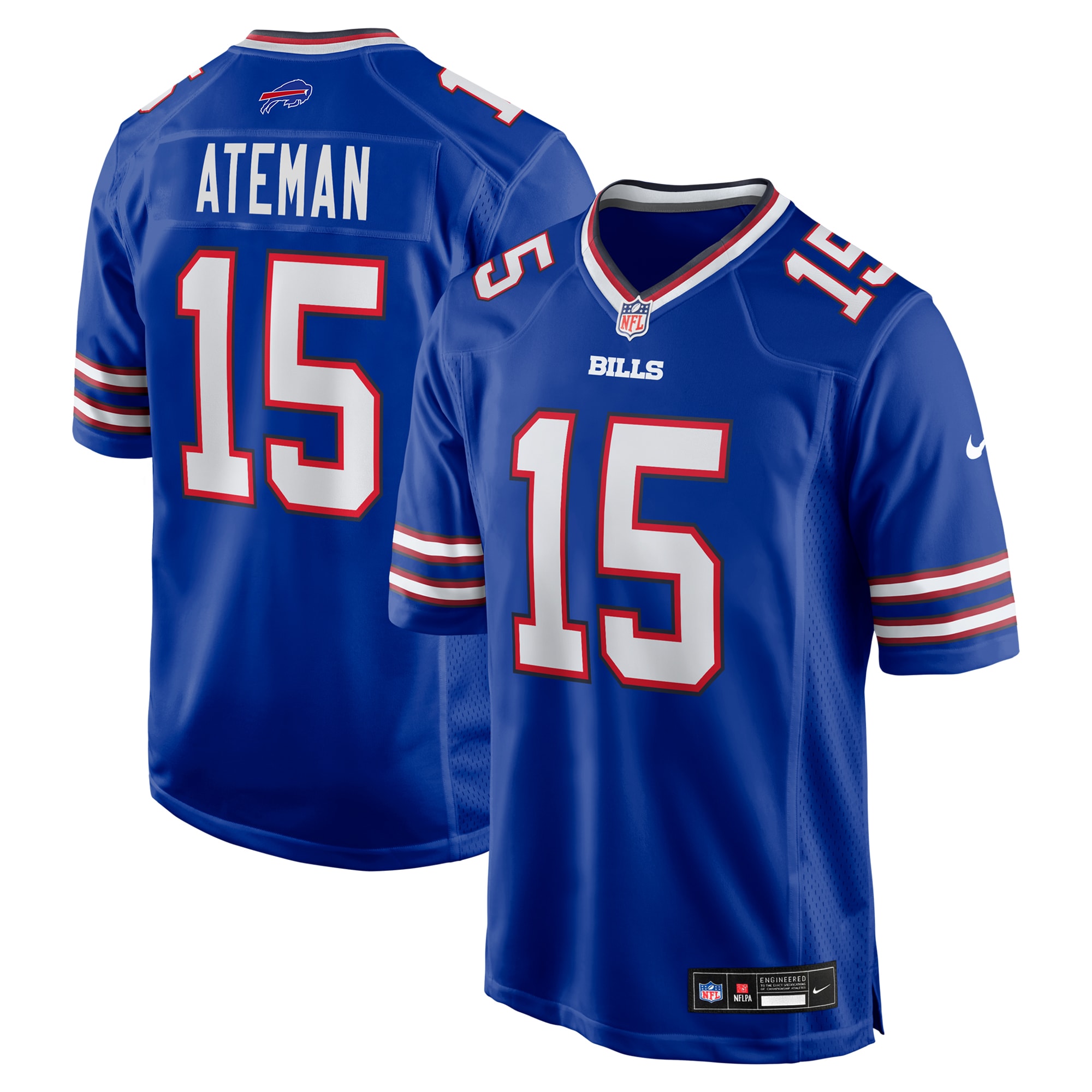 Men's Buffalo Bills Marcell Ateman Royal Team Game Jersey JS9922 Saliibo
