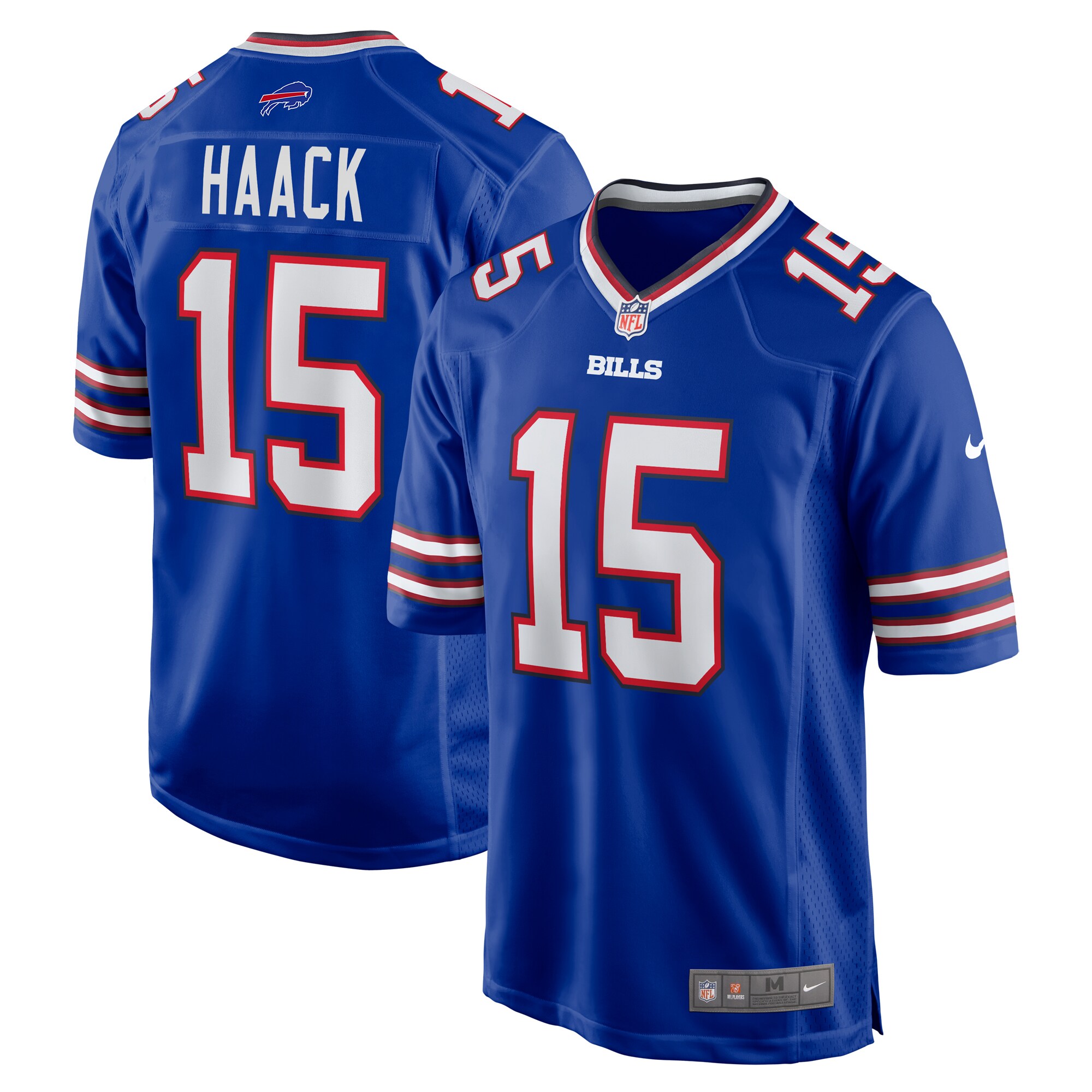 Men's Buffalo Bills Matt Haack Royal Game Jersey JS6198 Saliibo
