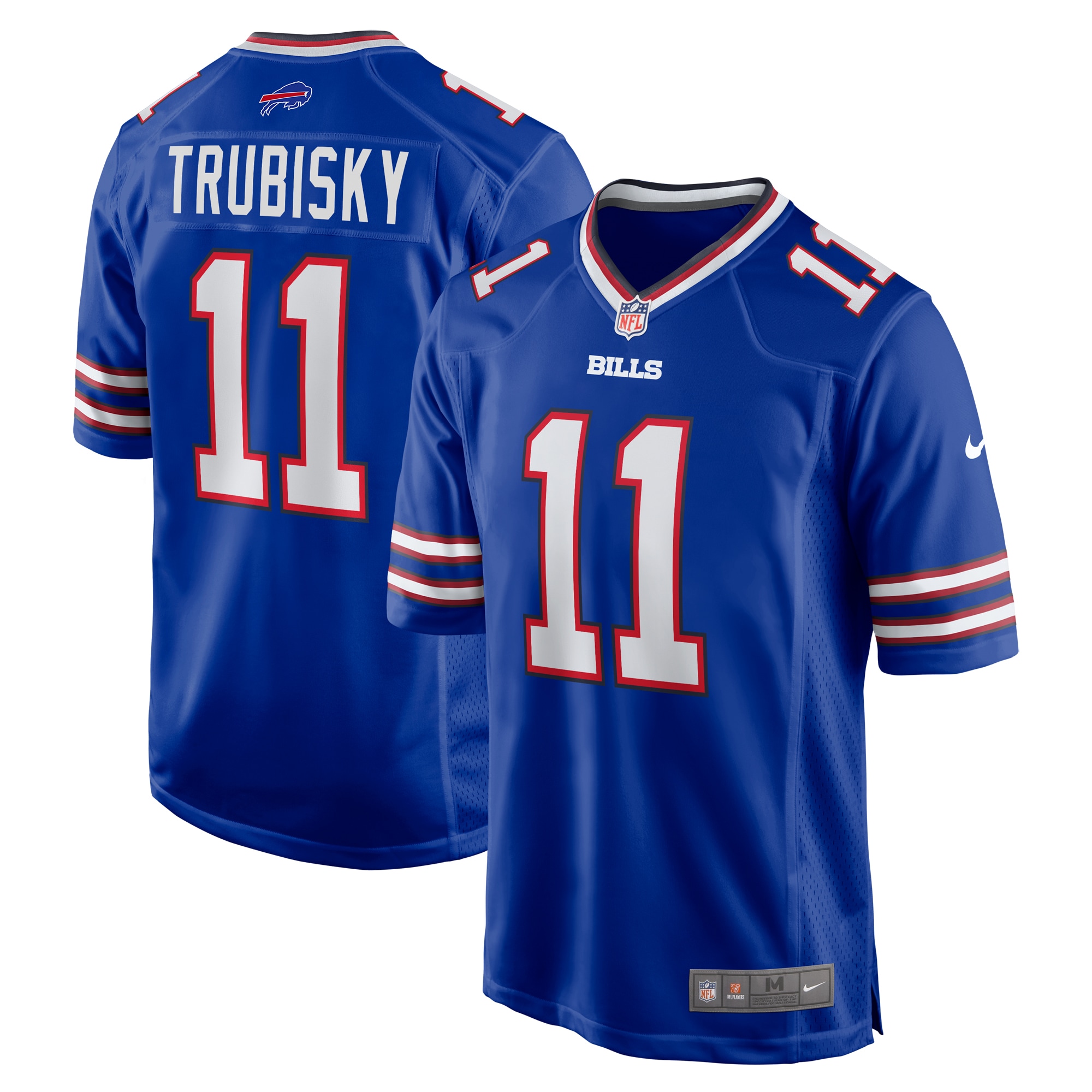 Men's Buffalo Bills Mitchell Trubisky Royal Game Jersey JS3783 Saliibo
