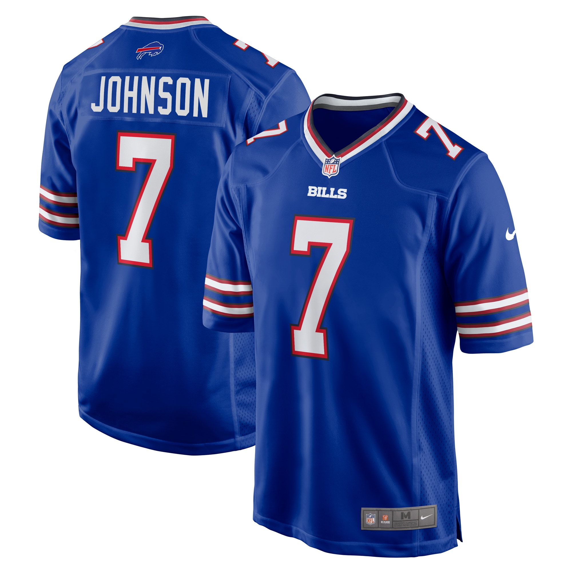 Men's Buffalo Bills Taron Johnson Royal Game Jersey JS4416 Saliibo