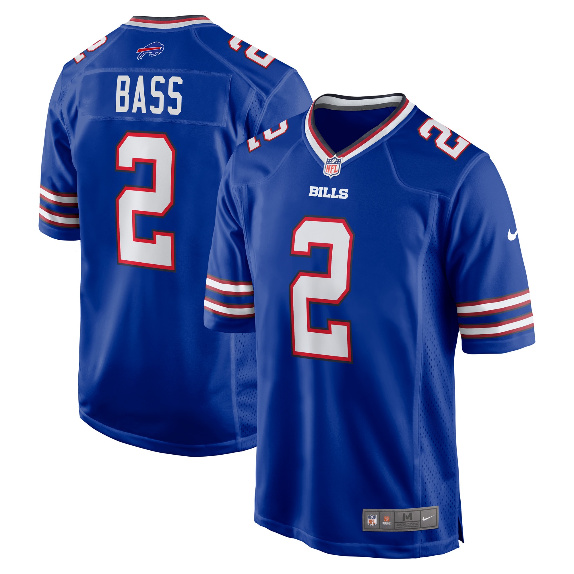 Men's Buffalo Bills Tyler Bass Royal Game Player Jersey JS7861 Saliibo