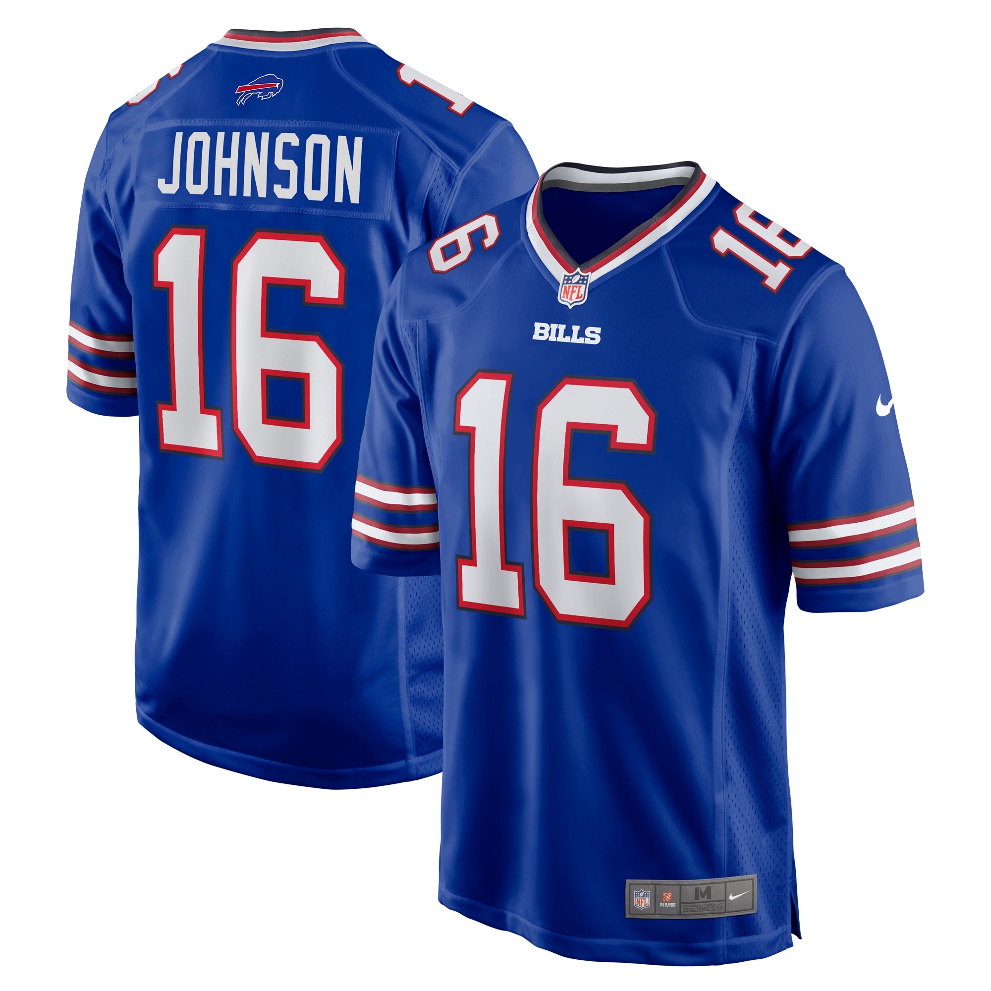 Men's Buffalo Bills Xavier Johnson Royal Game Jersey JS9057 Saliibo