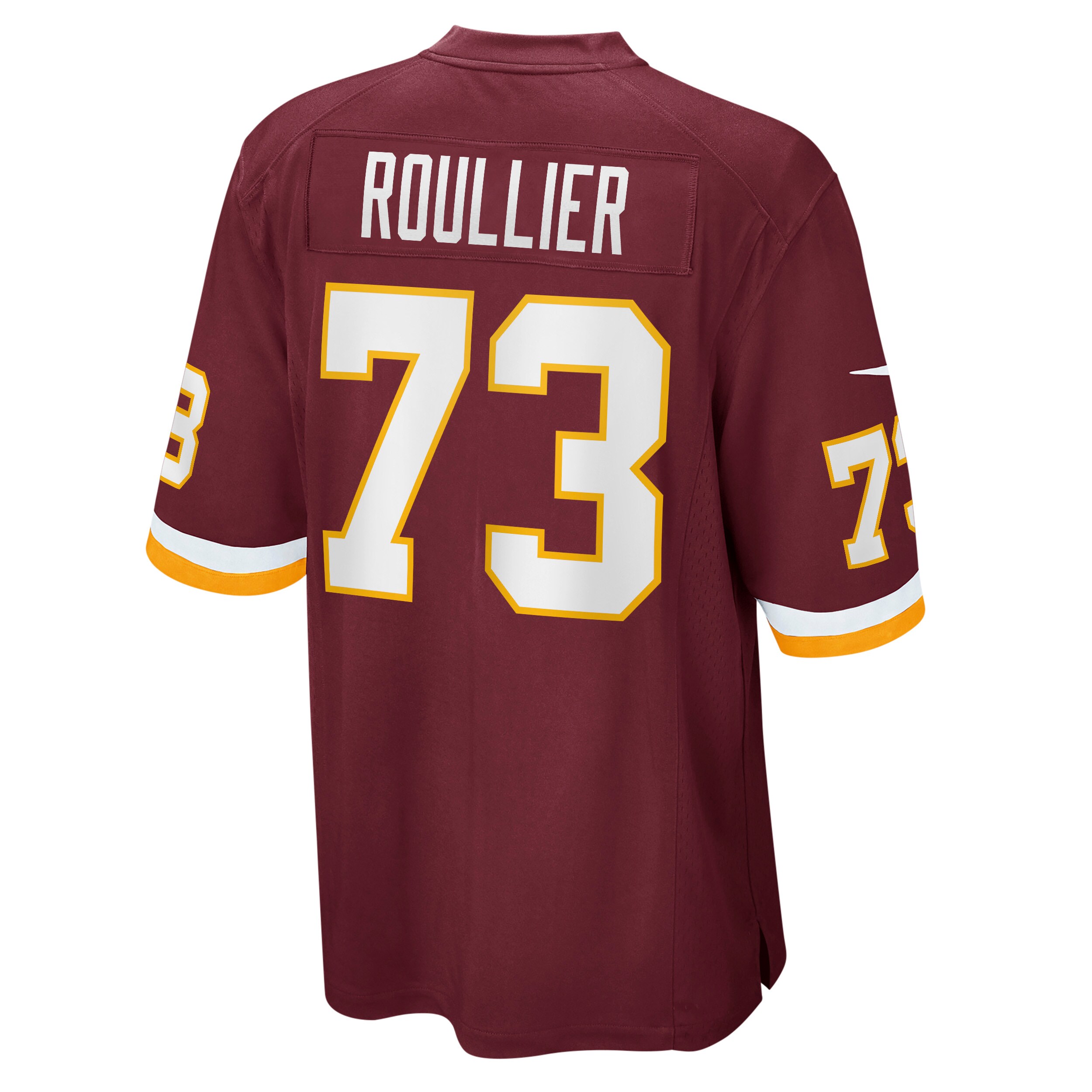 Men's Chase Roullier Washington Football Team Burgundy Game Player Jersey JS1997 Saliibo - Image 3