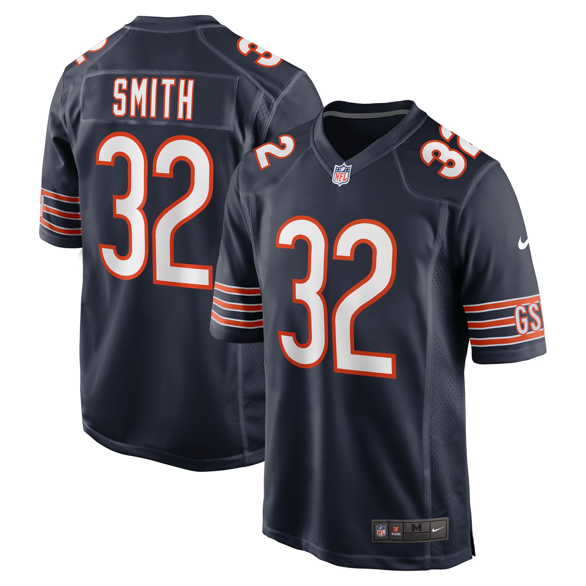Men's Chicago Bears Terell Smith Navy Game Jersey JS4818 Saliibo