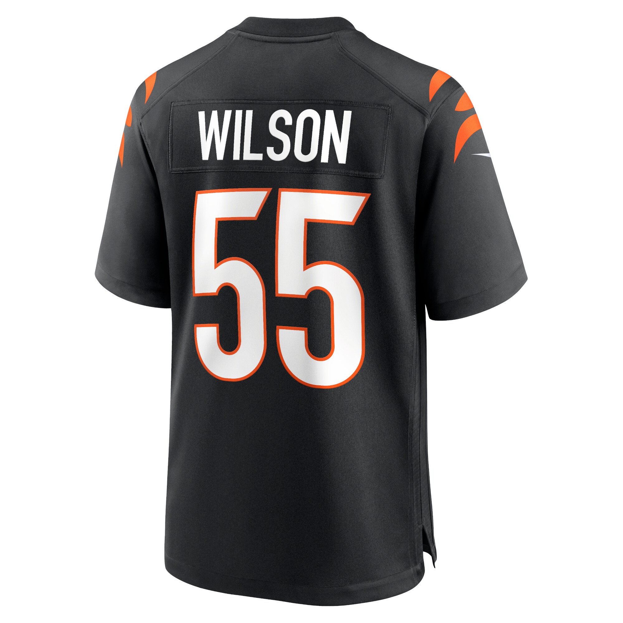 Men's Cincinnati Bengals Logan Wilson Black Game Jersey JS1853 Saliibo - Image 3