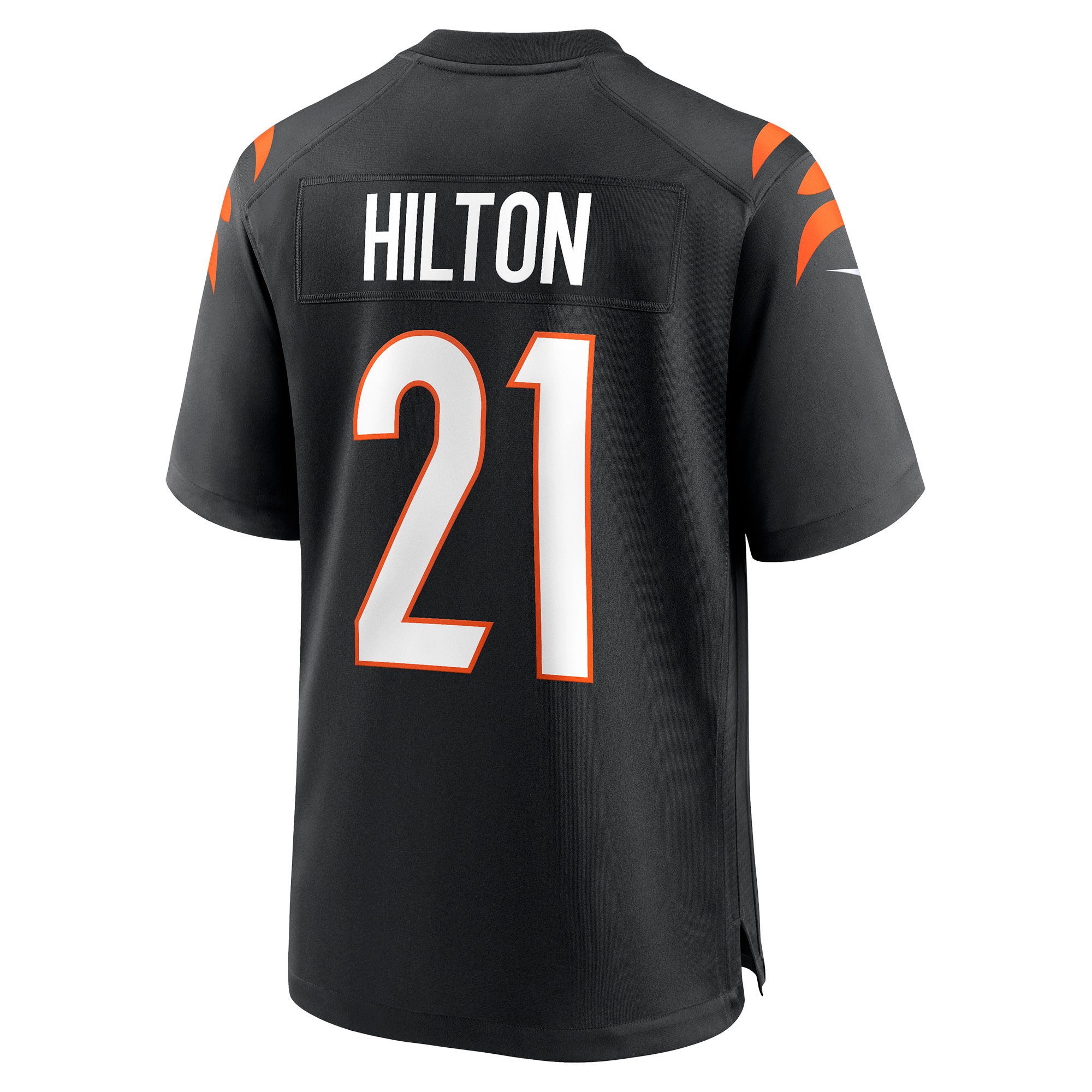 Men's Cincinnati Bengals Mike Hilton Black Game Player Jersey JS2524 Saliibo - Image 3