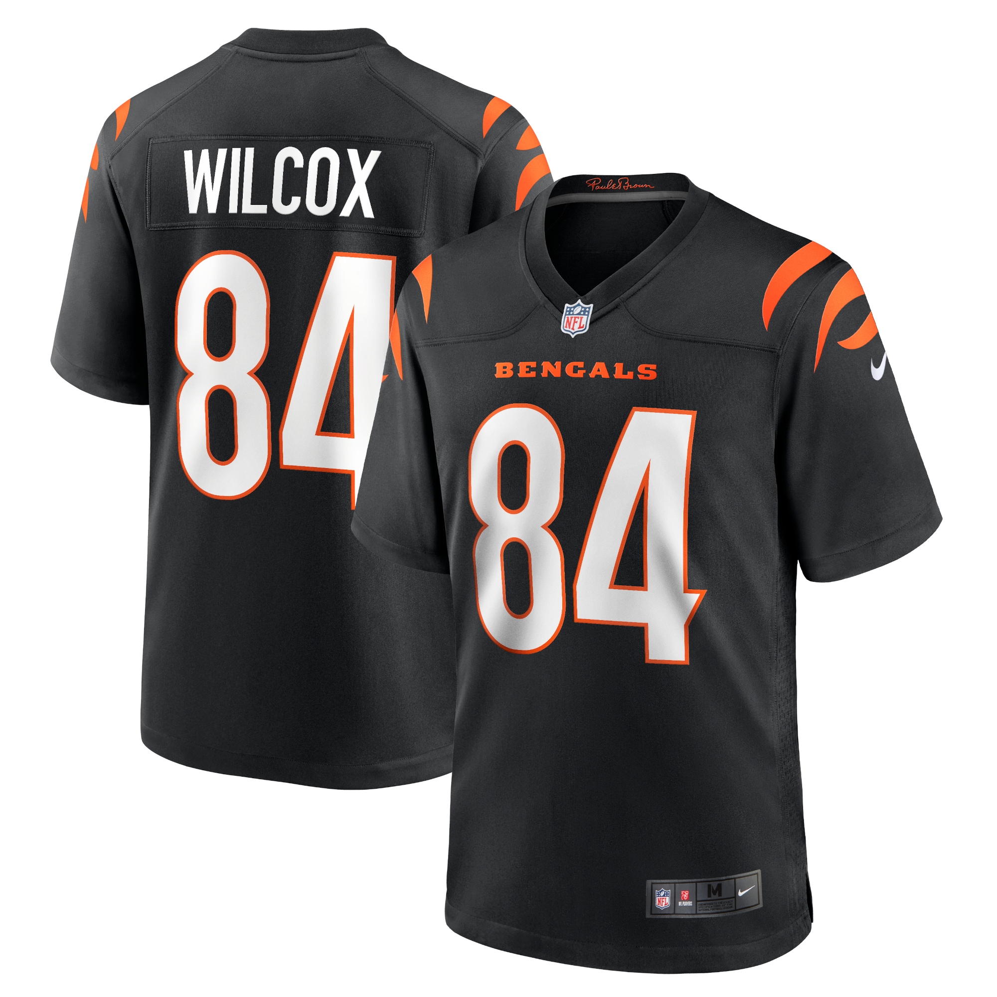 Men's Cincinnati Bengals Mitchell Wilcox Black Player Game Jersey JS6725 Saliibo