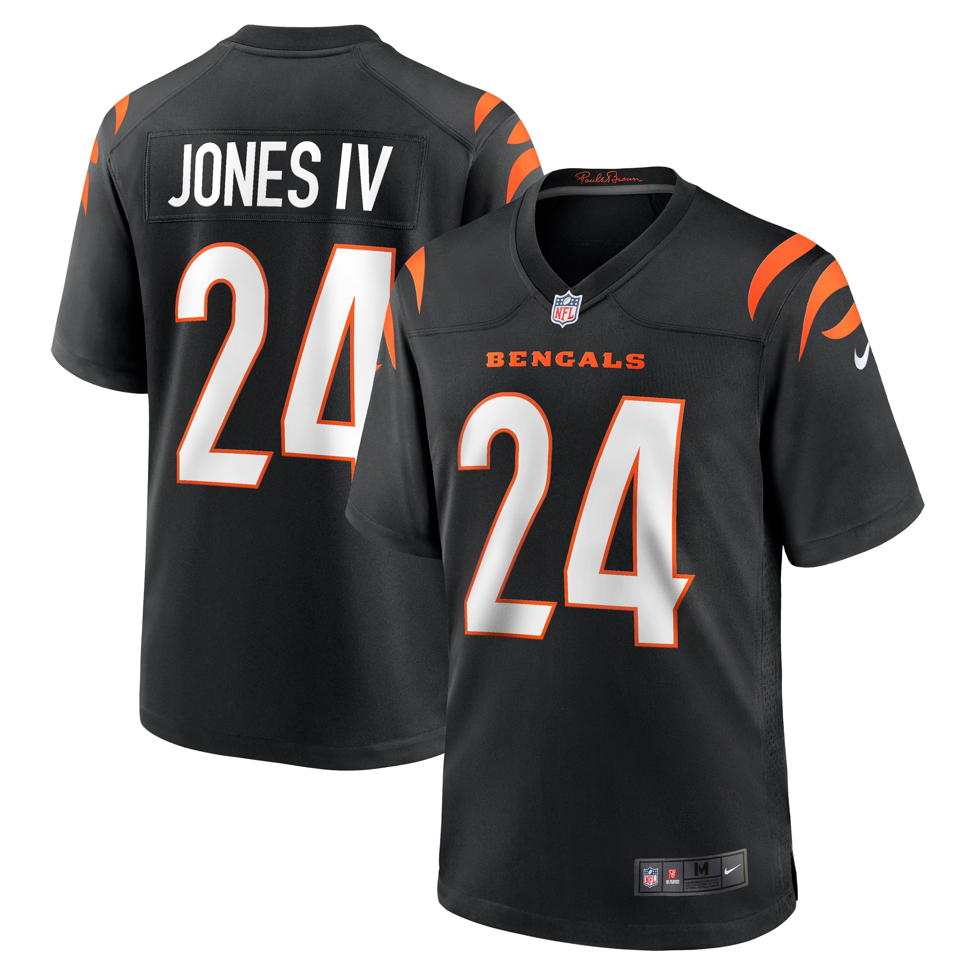 Men's Cincinnati Bengals Sidney Jones Black Game Jersey JS7358 Saliibo