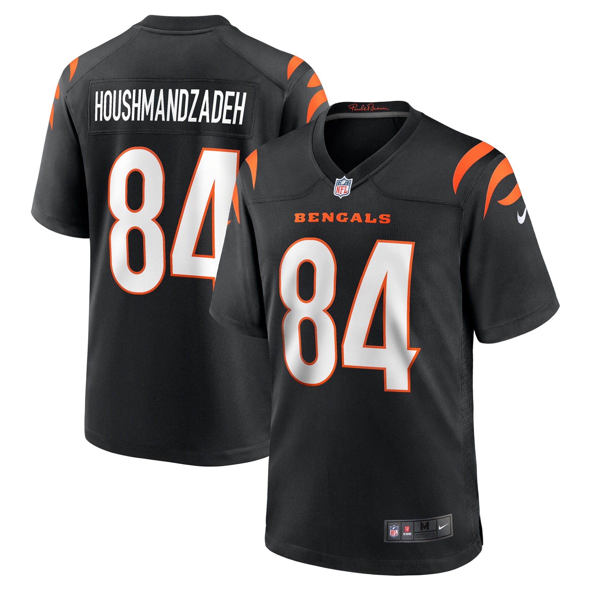 Men's Cincinnati Bengals T. J. Houshmandzadeh Black Team Retired Player Game Jersey JS4853 Saliibo