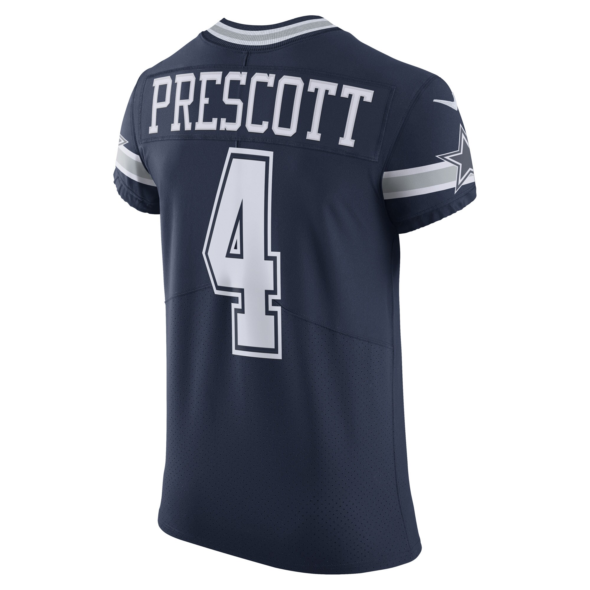 Men's Dallas Cowboys Dak Prescott Navy Vapor Elite Player Team Jersey JS9364 Saliibo - Image 3
