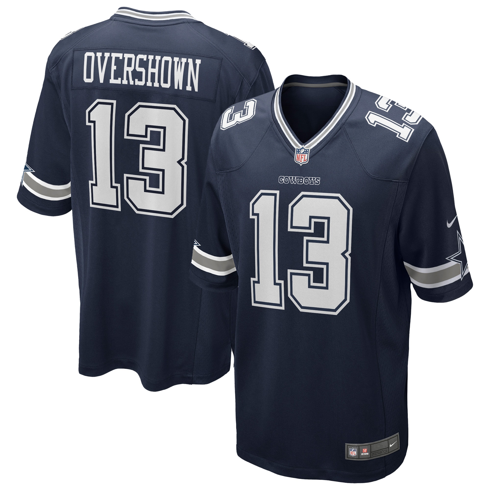 Men's Dallas Cowboys DeMarvion Overshown Navy Game Jersey JS9337 Saliibo