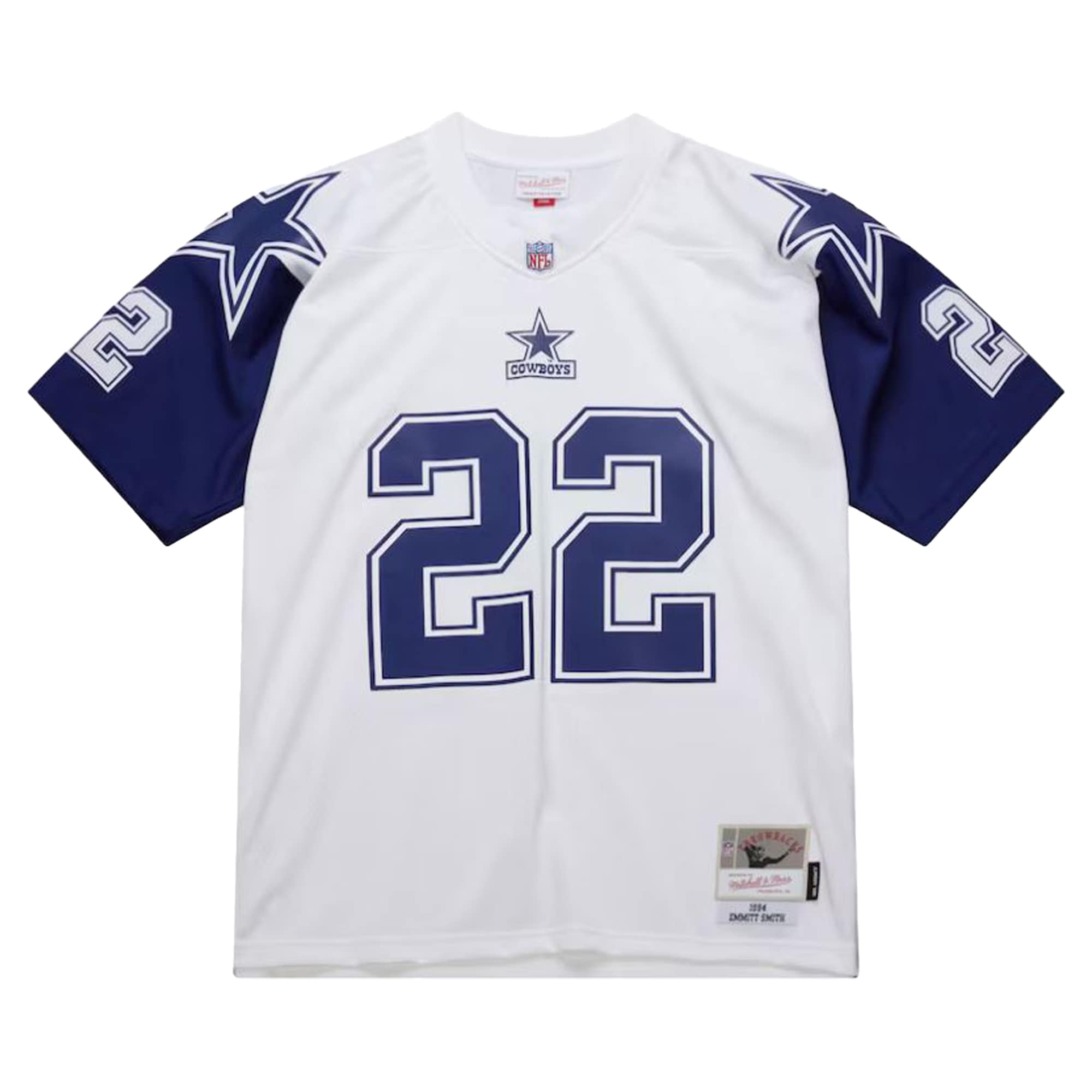 Men's Dallas Cowboys Emmitt Smith Mitchell & Ness White 1994 Alternate Legacy Jersey JS3256 Saliibo