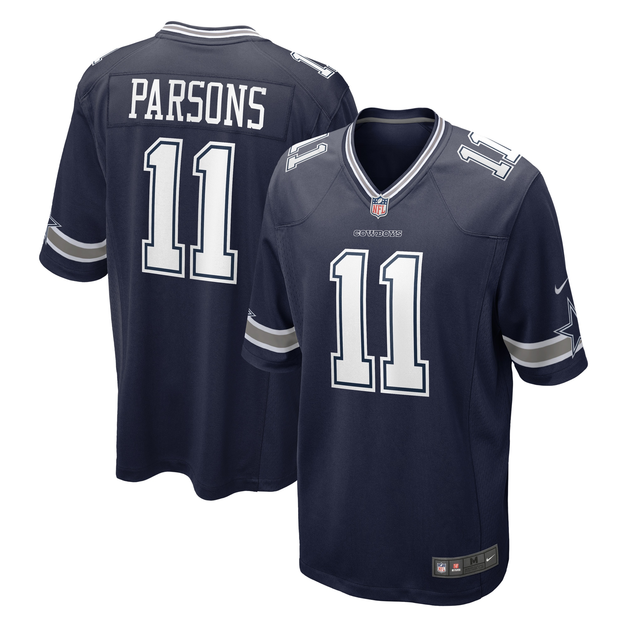 Men's Dallas Cowboys Micah Parsons Navy Game Jersey JS4003 Saliibo