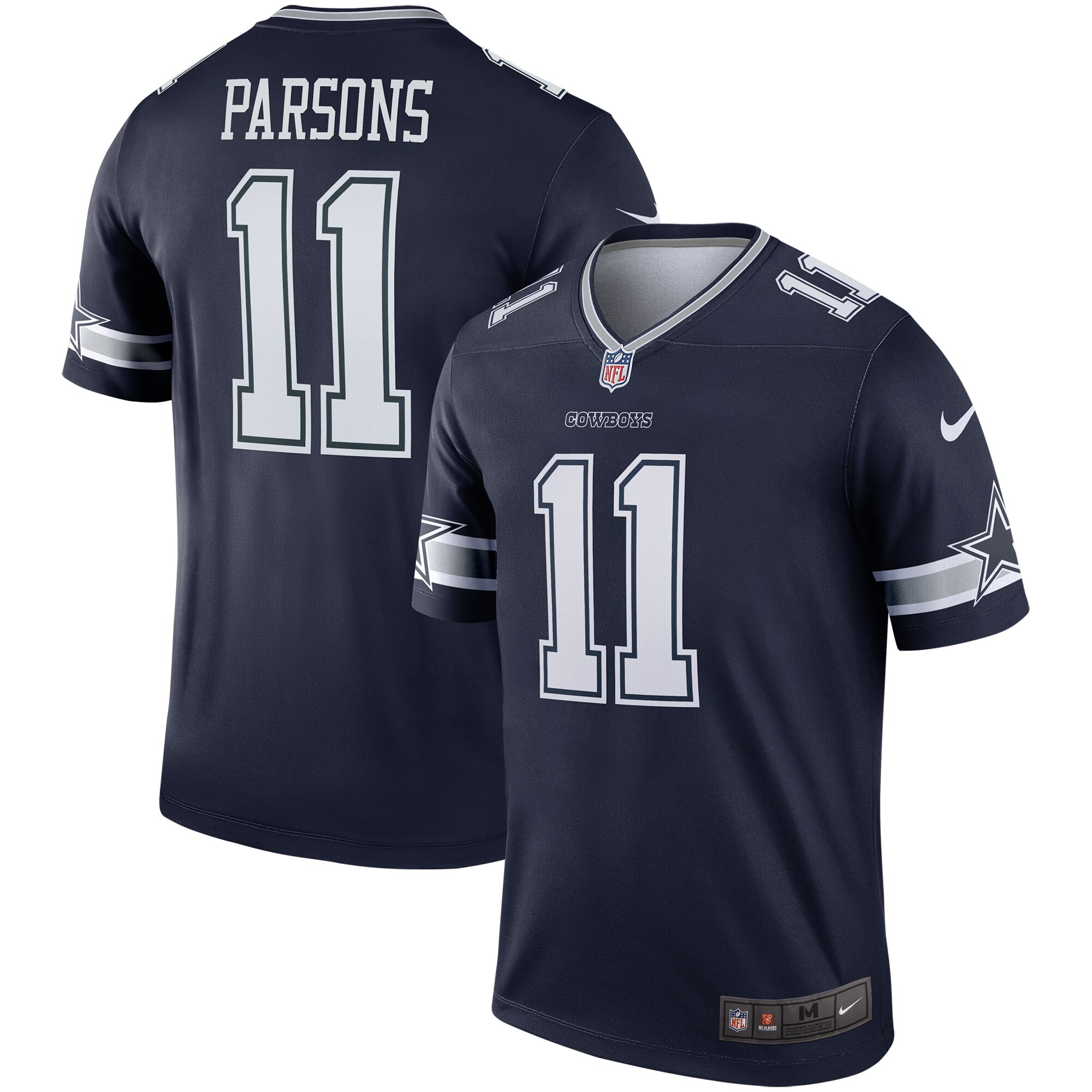 Men's Dallas Cowboys Micah Parsons Navy Team Legend Player Performance Top JS8204 Saliibo