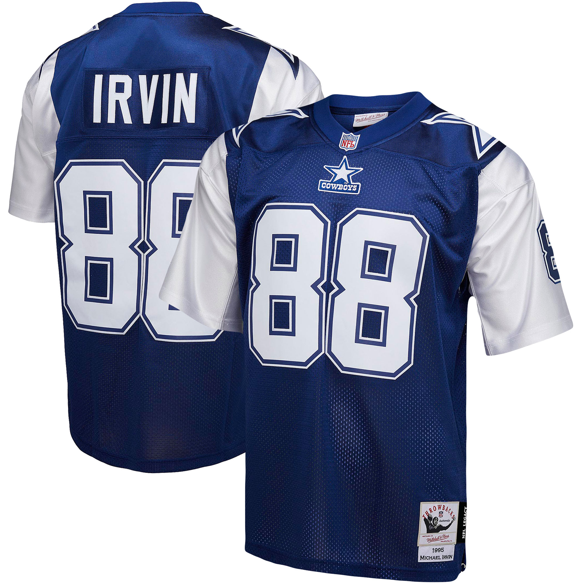 Men's Dallas Cowboys Michael Irvin Mitchell & Ness Navy Legacy Jersey JS4783 Saliibo
