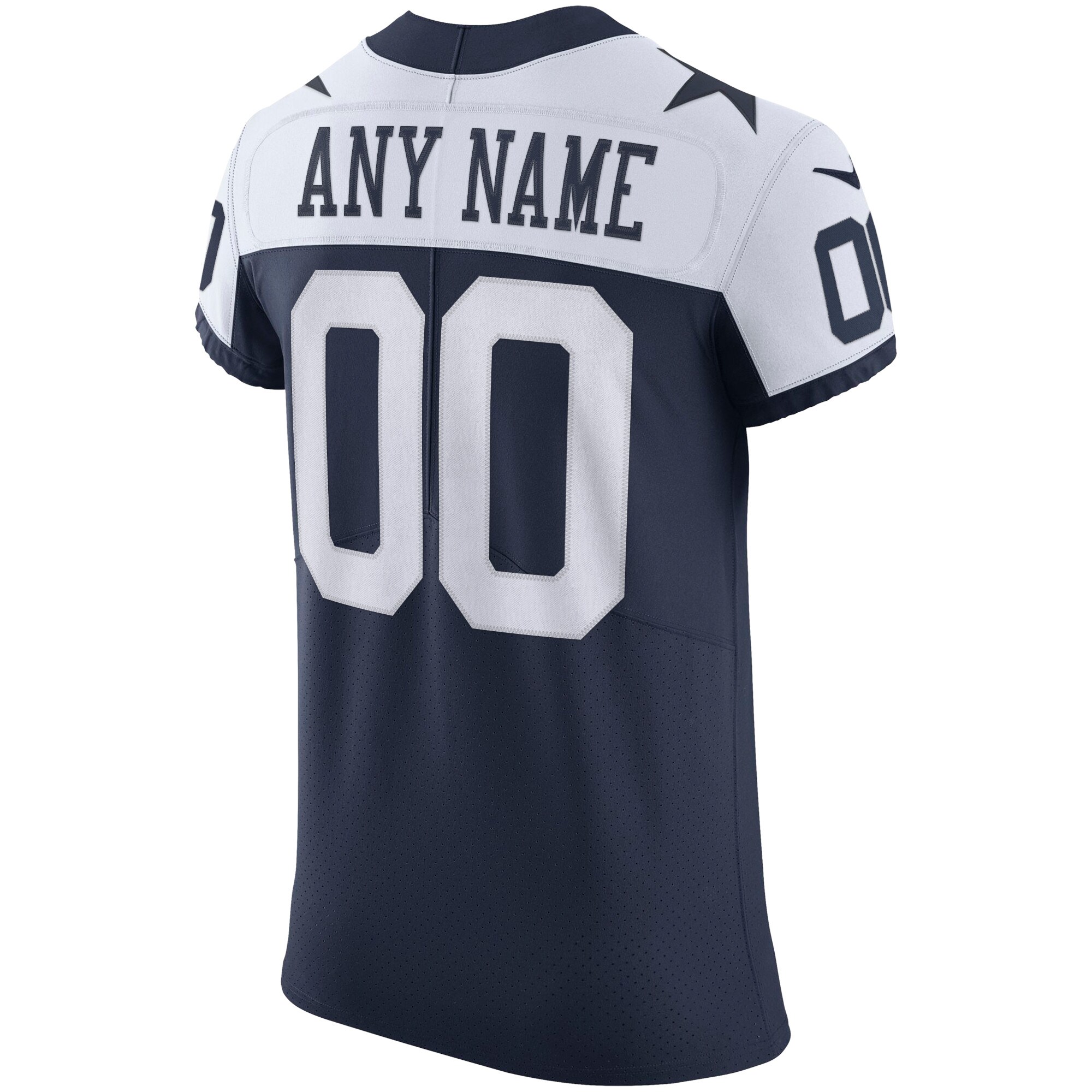 Men's Dallas Cowboys Navy Alternate Vapor Elite Custom Jersey JS8006 Saliibo - Image 3