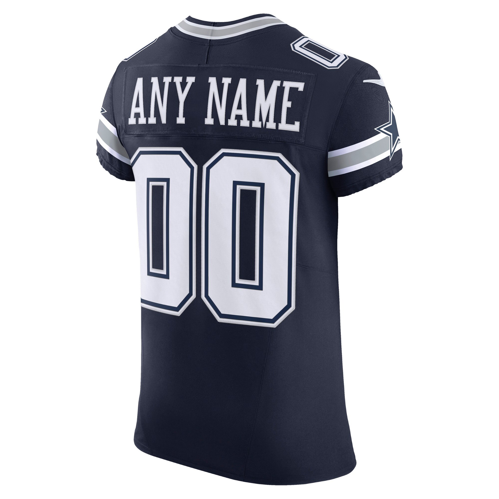 Men's Dallas Cowboys Navy Vapor F.U.S.E. Elite Custom Jersey JS4041 Saliibo - Image 3