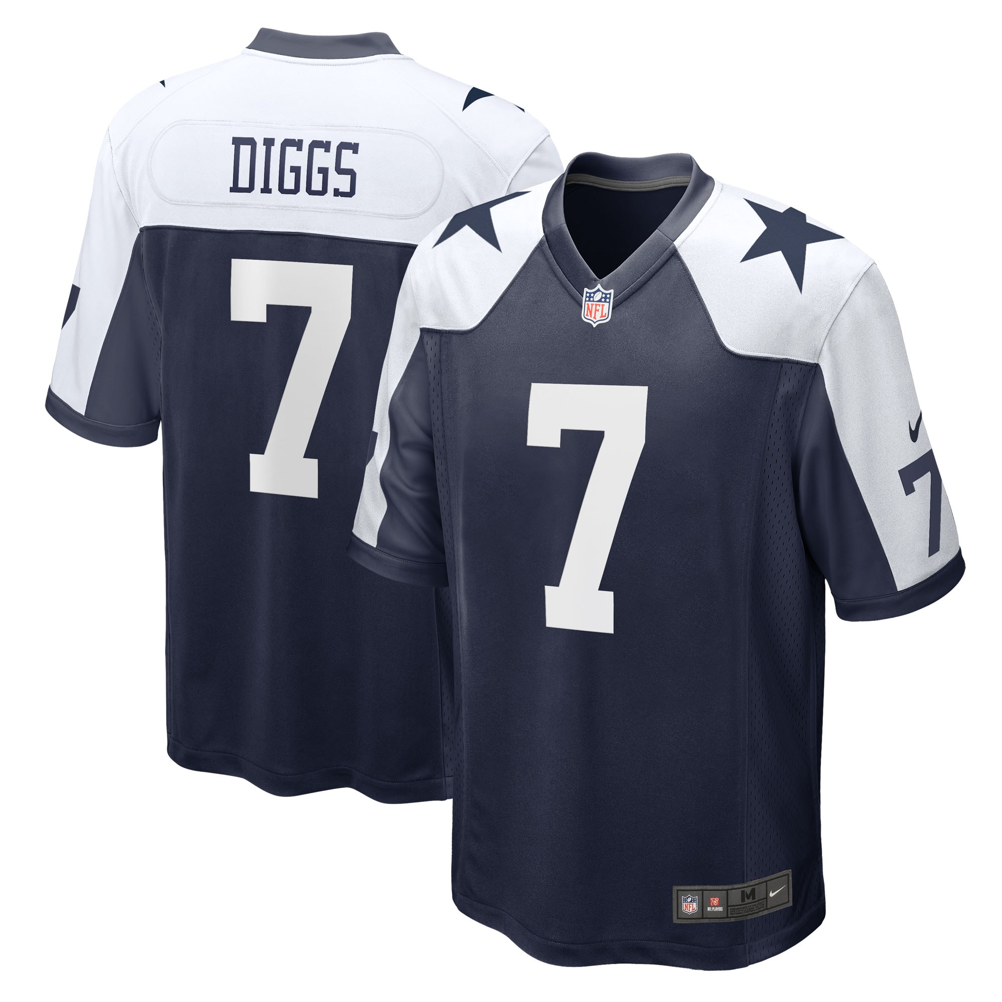 Men's Dallas Cowboys Trevon Diggs Navy Alternate Game Jersey JS2607 Saliibo