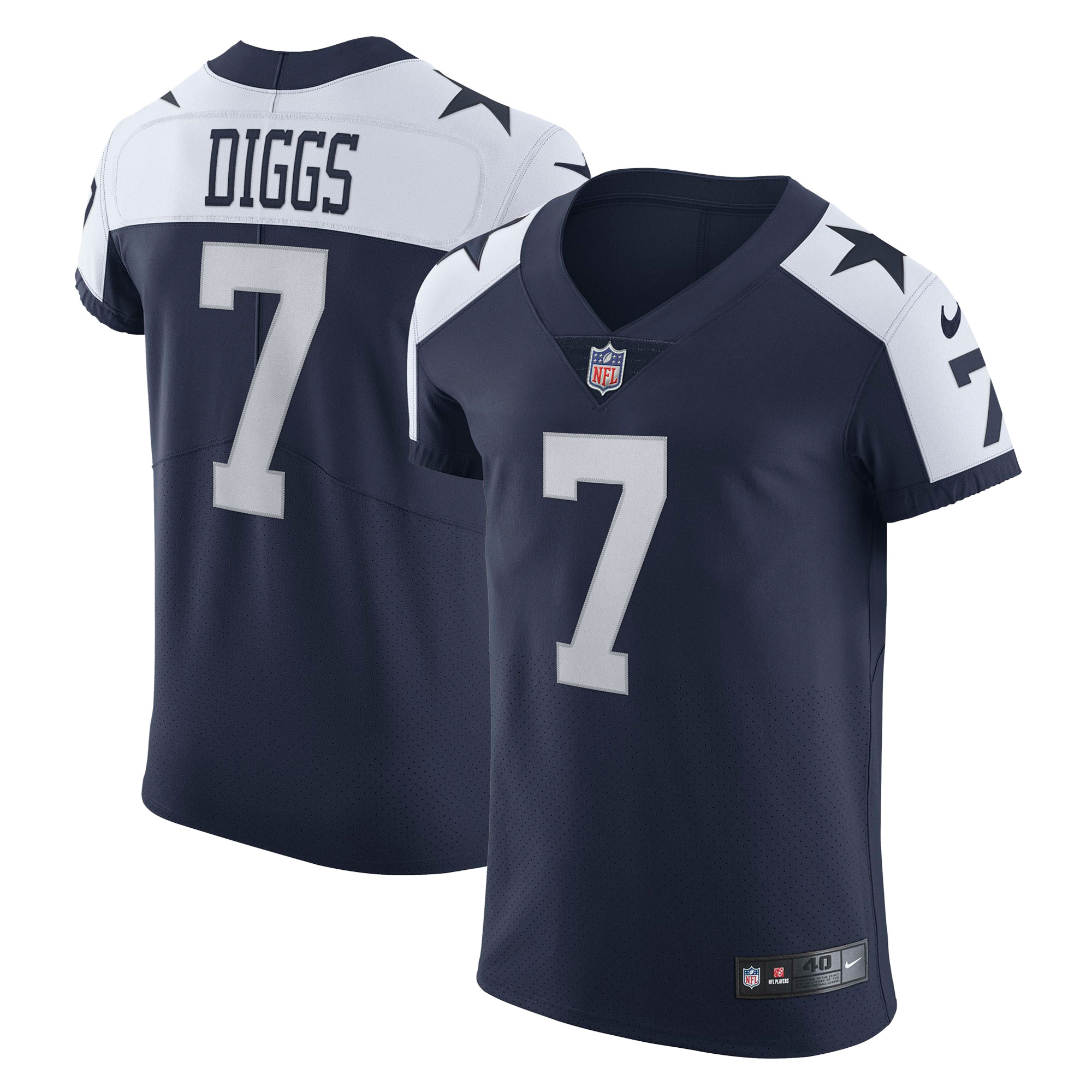 Men's Dallas Cowboys Trevon Diggs Navy Alternate Vapor Elite Jersey JS7293 Saliibo