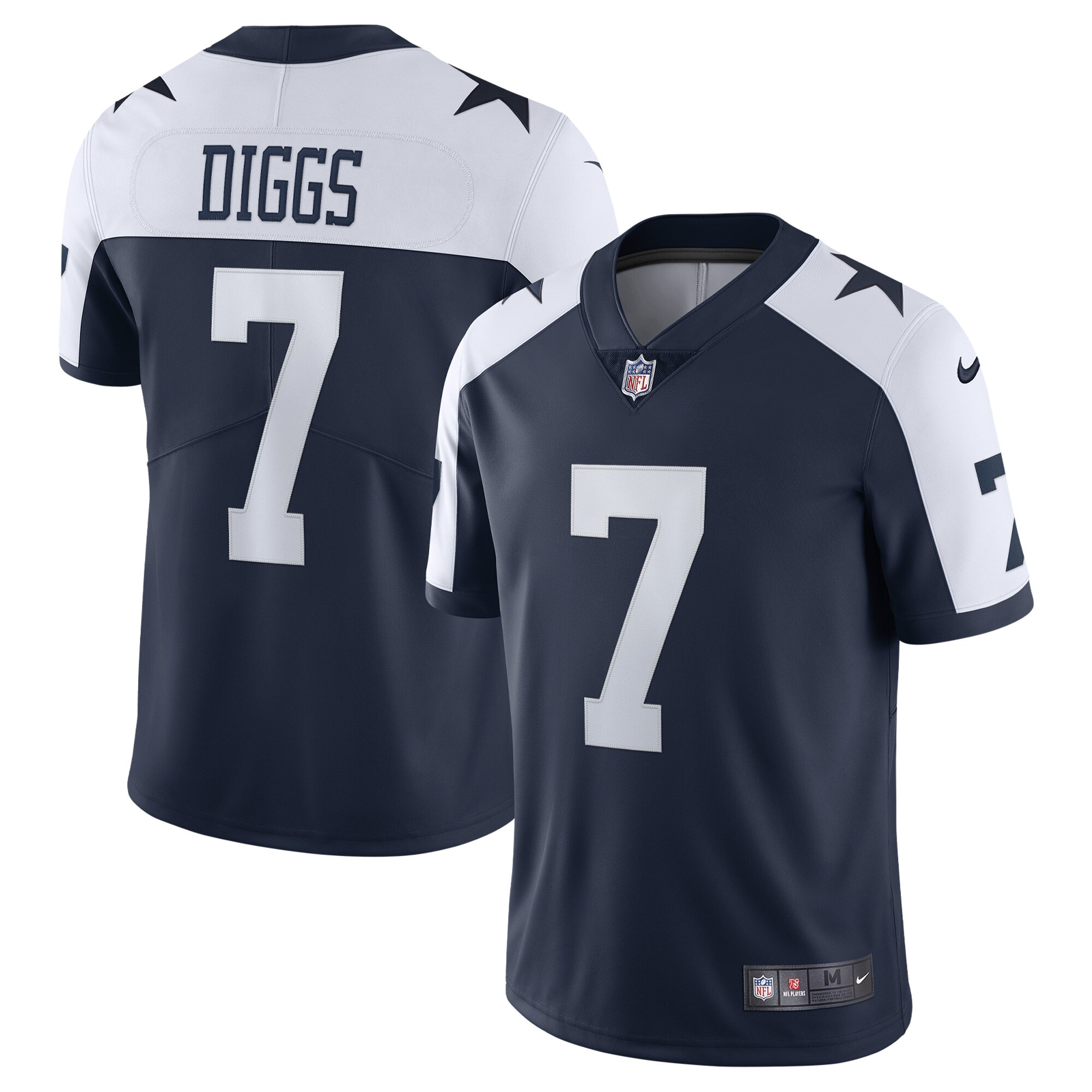 Men's Dallas Cowboys Trevon Diggs Navy Alternate Vapor Limited Jersey JS7975 Saliibo