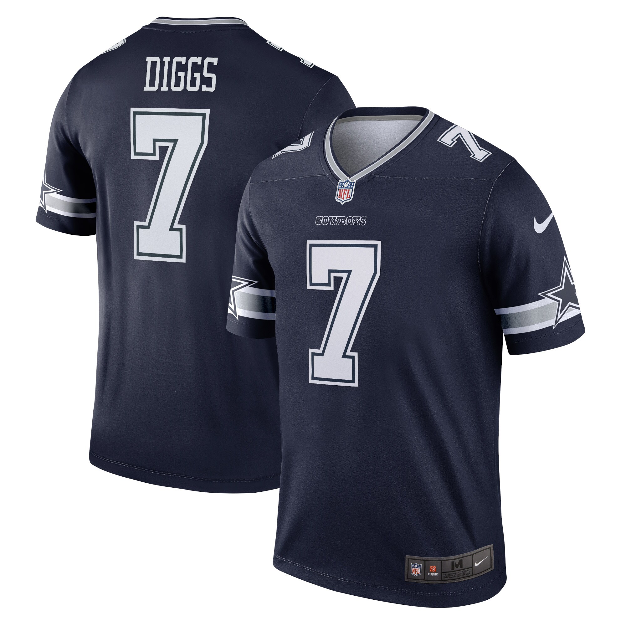Men's Dallas Cowboys Trevon Diggs Navy Team Legend Player Performance Top JS5700 Saliibo