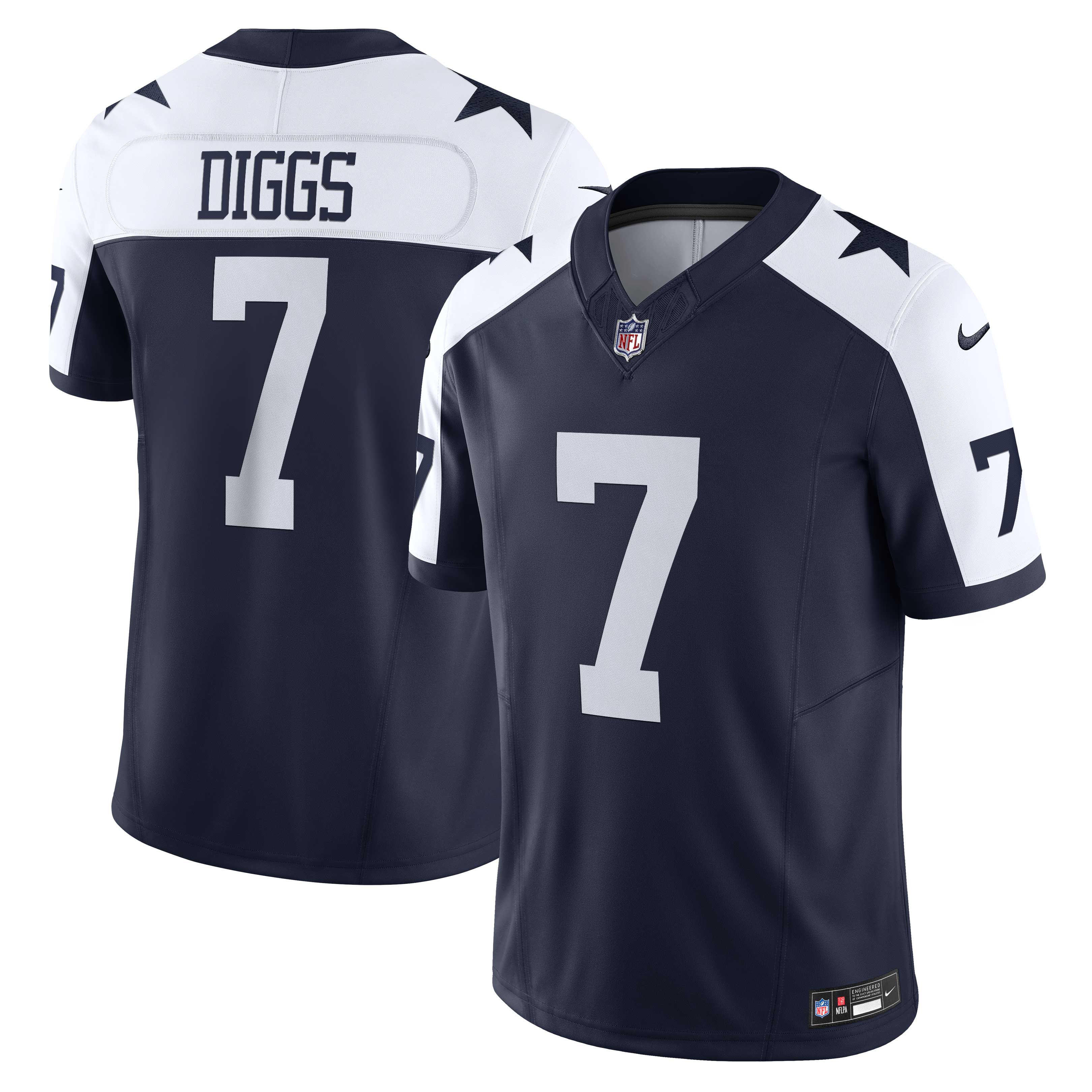 Men's Dallas Cowboys Trevon Diggs Navy Vapor F.U.S.E. Limited Jersey JS4687 Saliibo