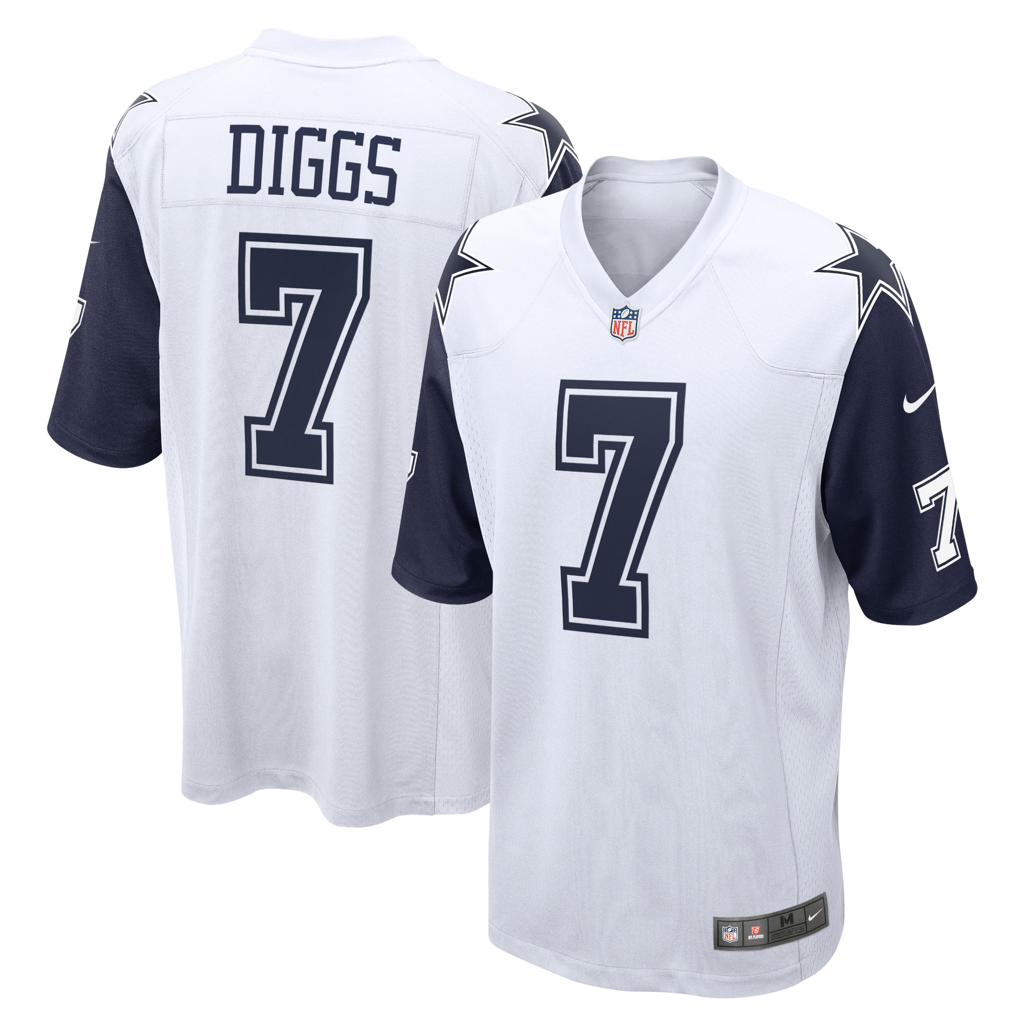 Men's Dallas Cowboys Trevon Diggs White Alternate Game Jersey JS6107 Saliibo