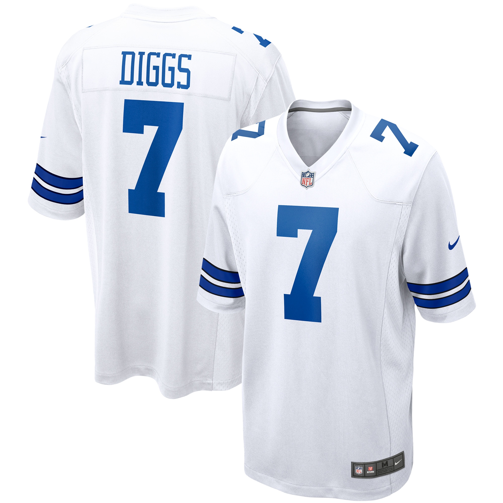 Men's Dallas Cowboys Trevon Diggs White Game Jersey JS8890 Saliibo