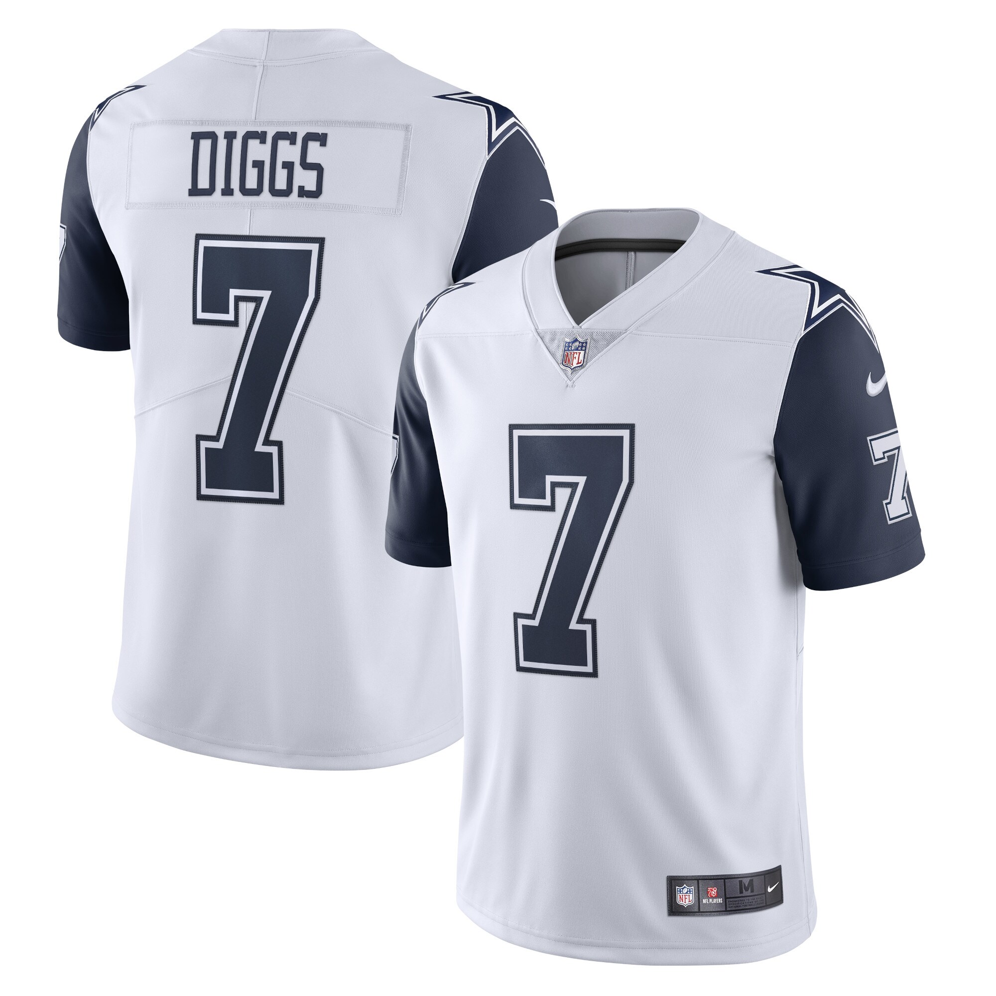 Men's Dallas Cowboys Trevon Diggs White Limited Vapor Jersey JS5978 Saliibo