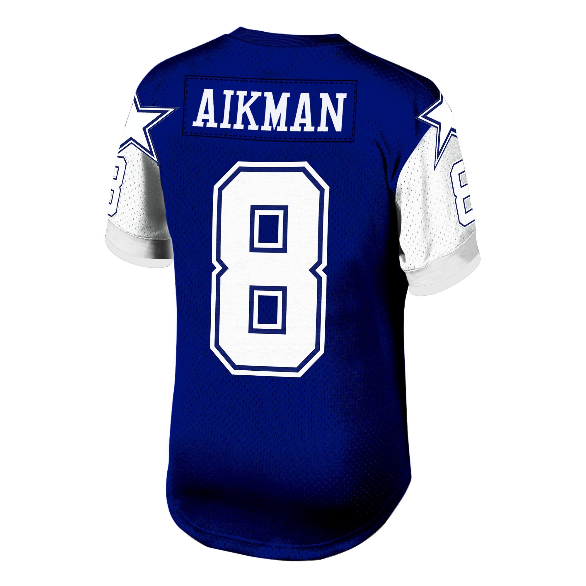 Men's Dallas Cowboys Troy Aikman Mitchell & Ness Navy Legacy Jersey JS3278 Saliibo - Image 3
