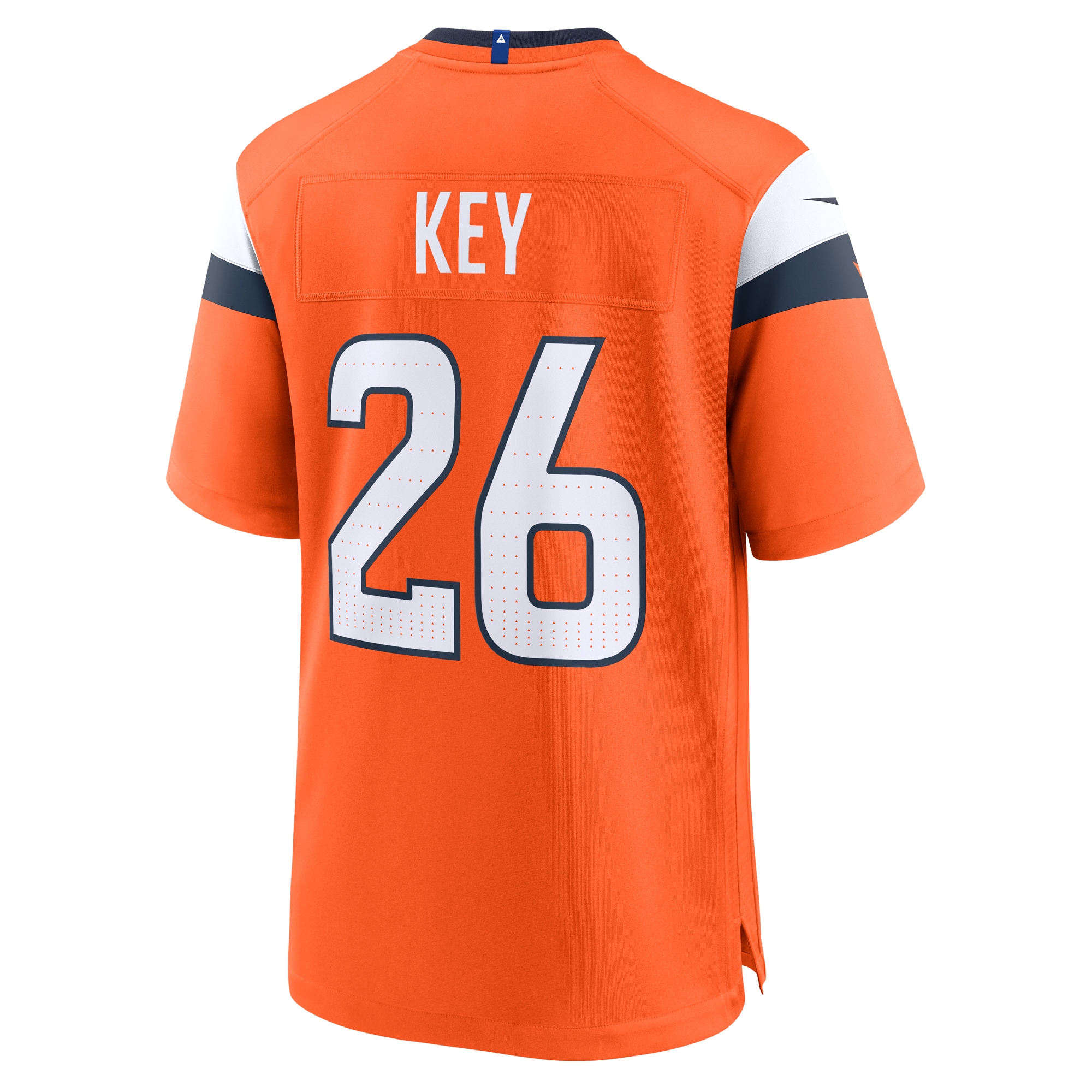 Men's Denver Broncos Devon Key Orange Team Game Jersey JS4949 Saliibo - Image 3